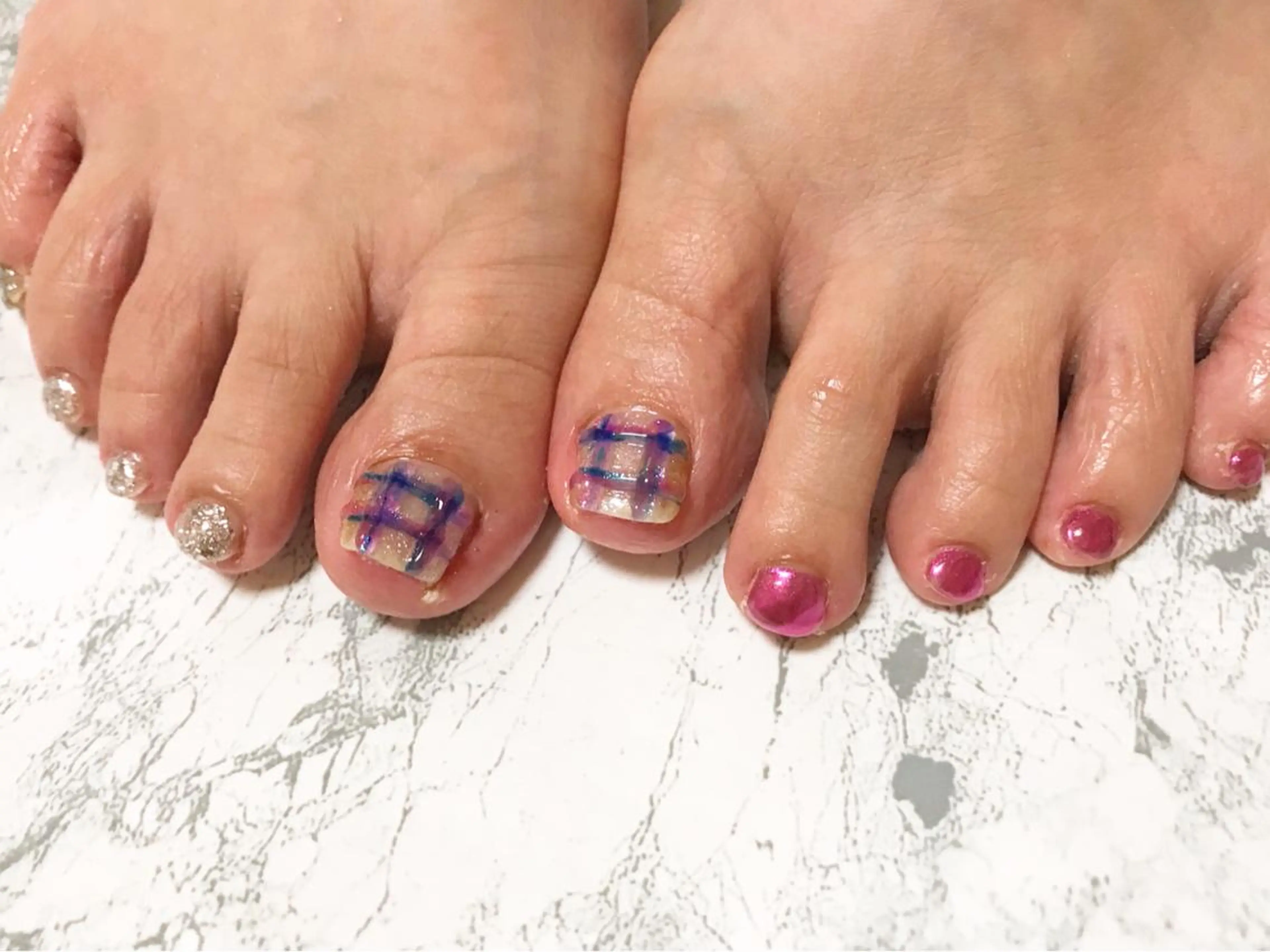 ネイル フットネイル ニュアンスネイル シンプルネイル 春ネイル 夏ネイル ネイル フフラ所属・nail fufla ♡yamane♡のネイルデザイン