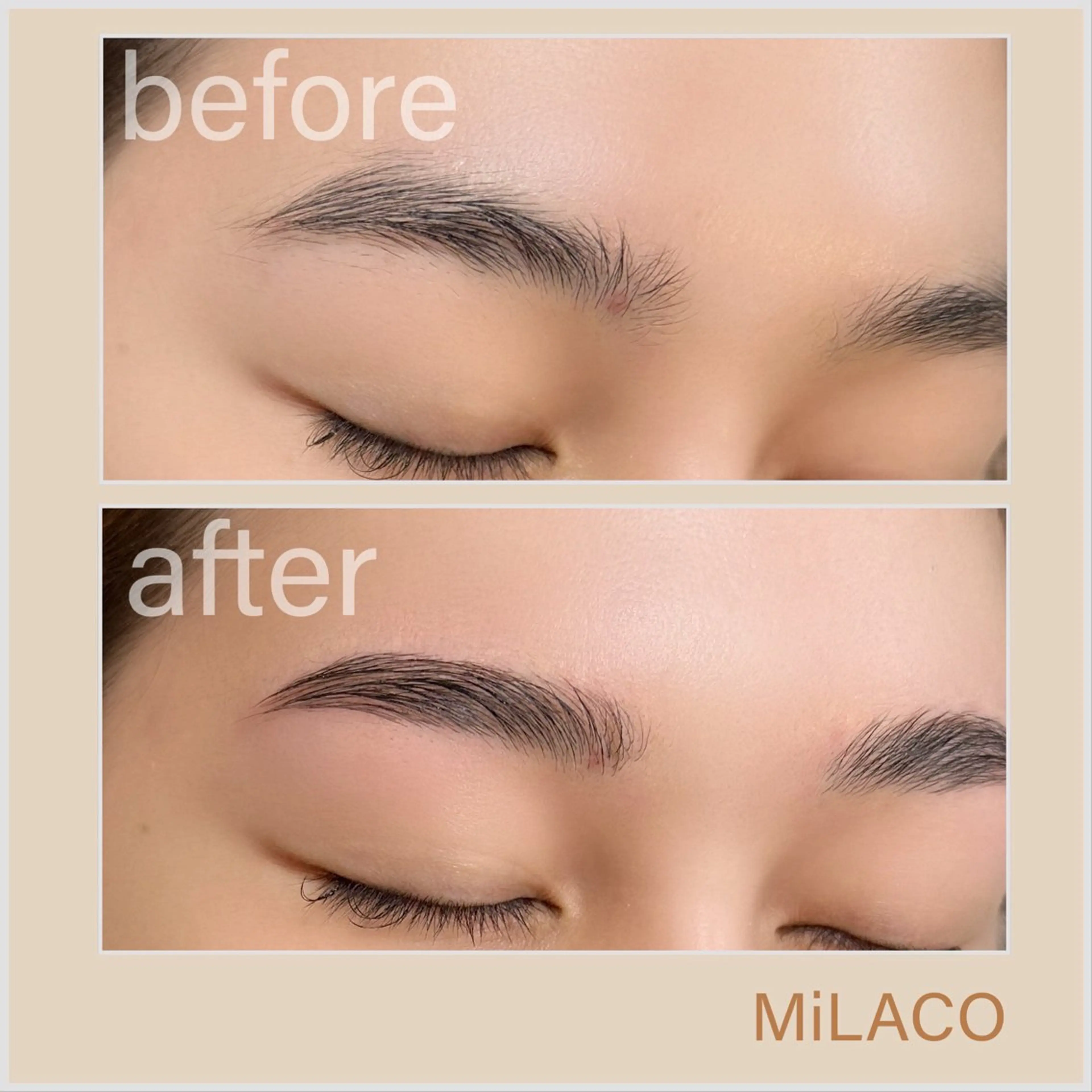 アイブロウ ハリウッドブロウリフト 眉毛ワックス脱毛 MiLACO❁ 【ミラコ】の眉毛・アイブロウイメージ