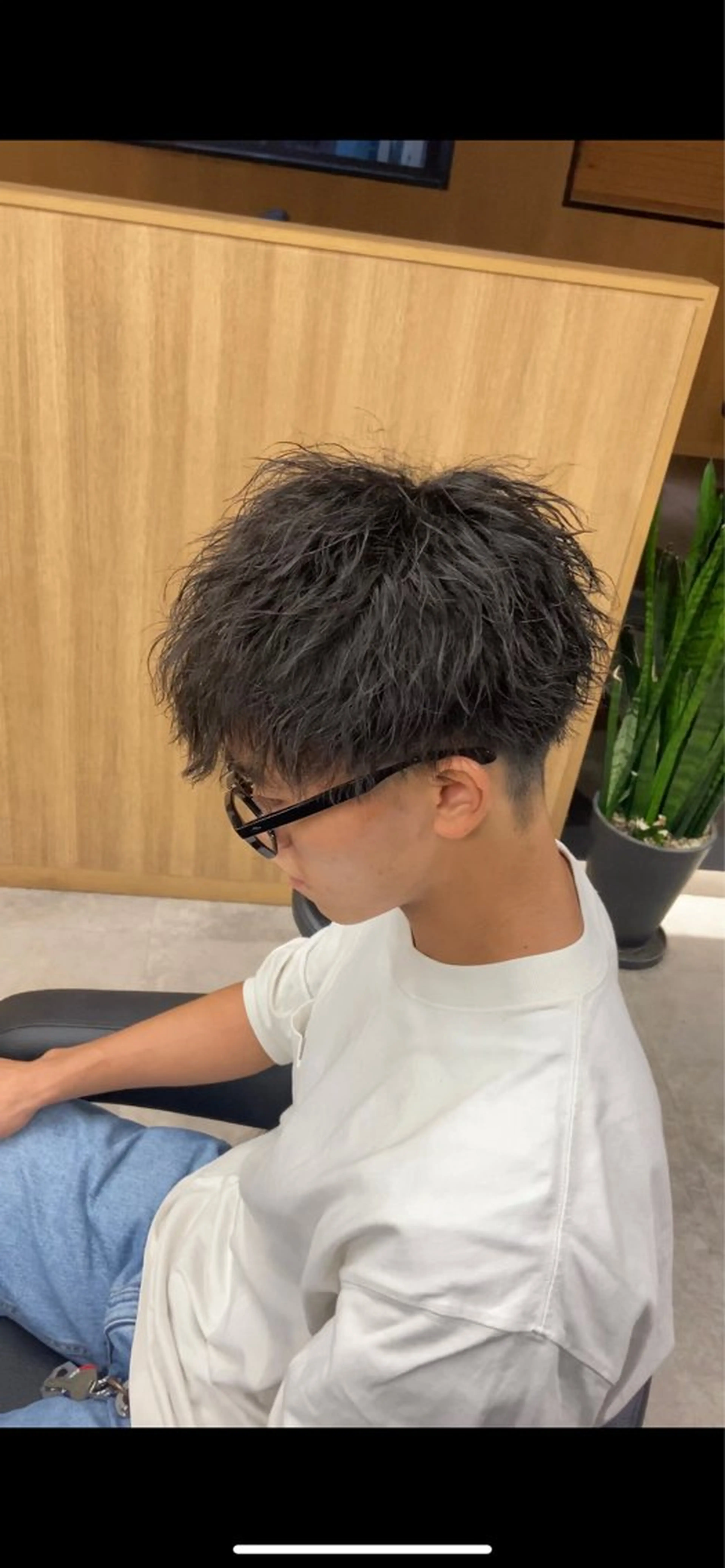 パーマ ヘアアレンジ メンズ 川合 智之のヘアスタイル