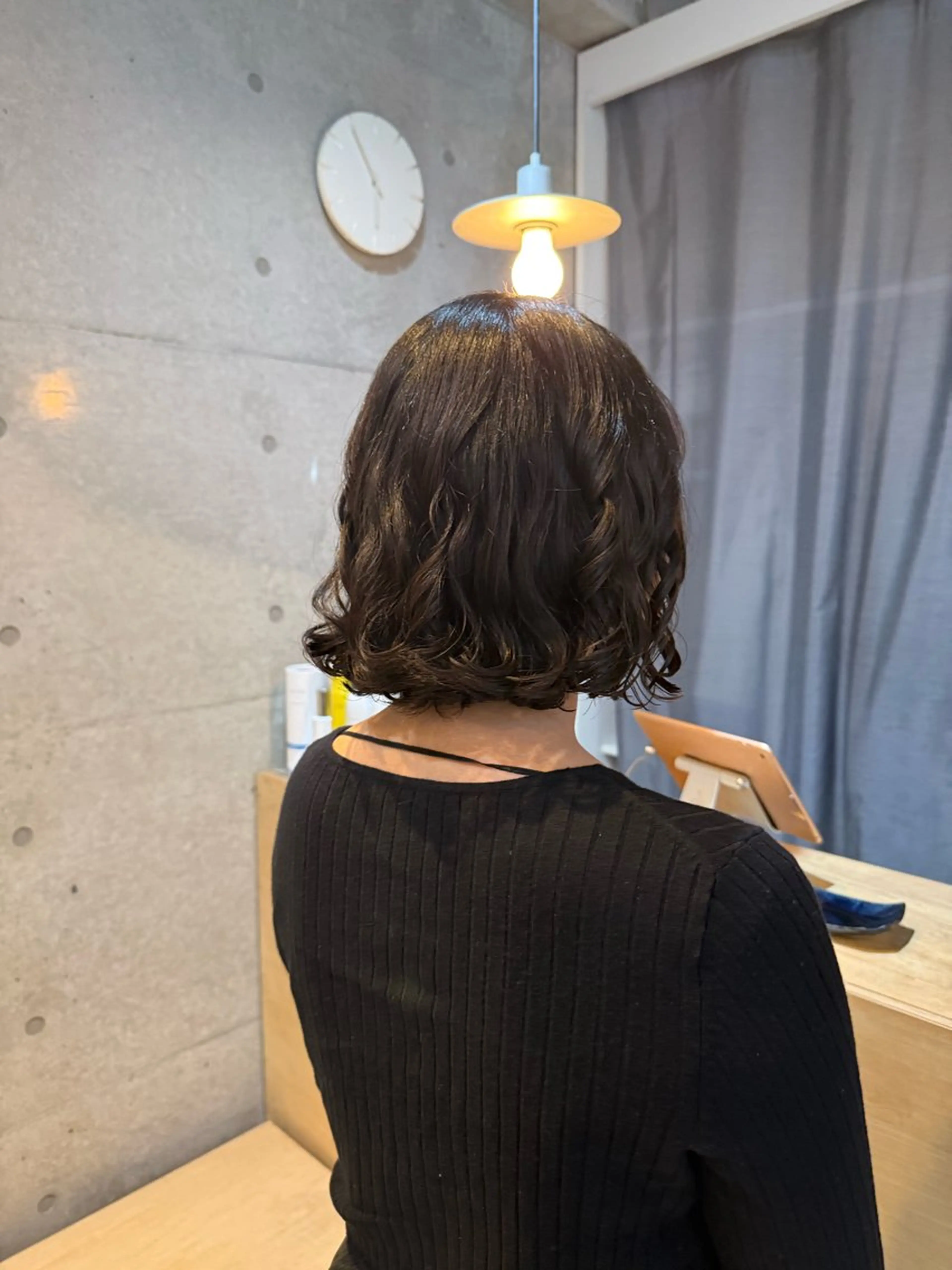 ミディアム スパイラルパーマ /神野のヘアスタイル