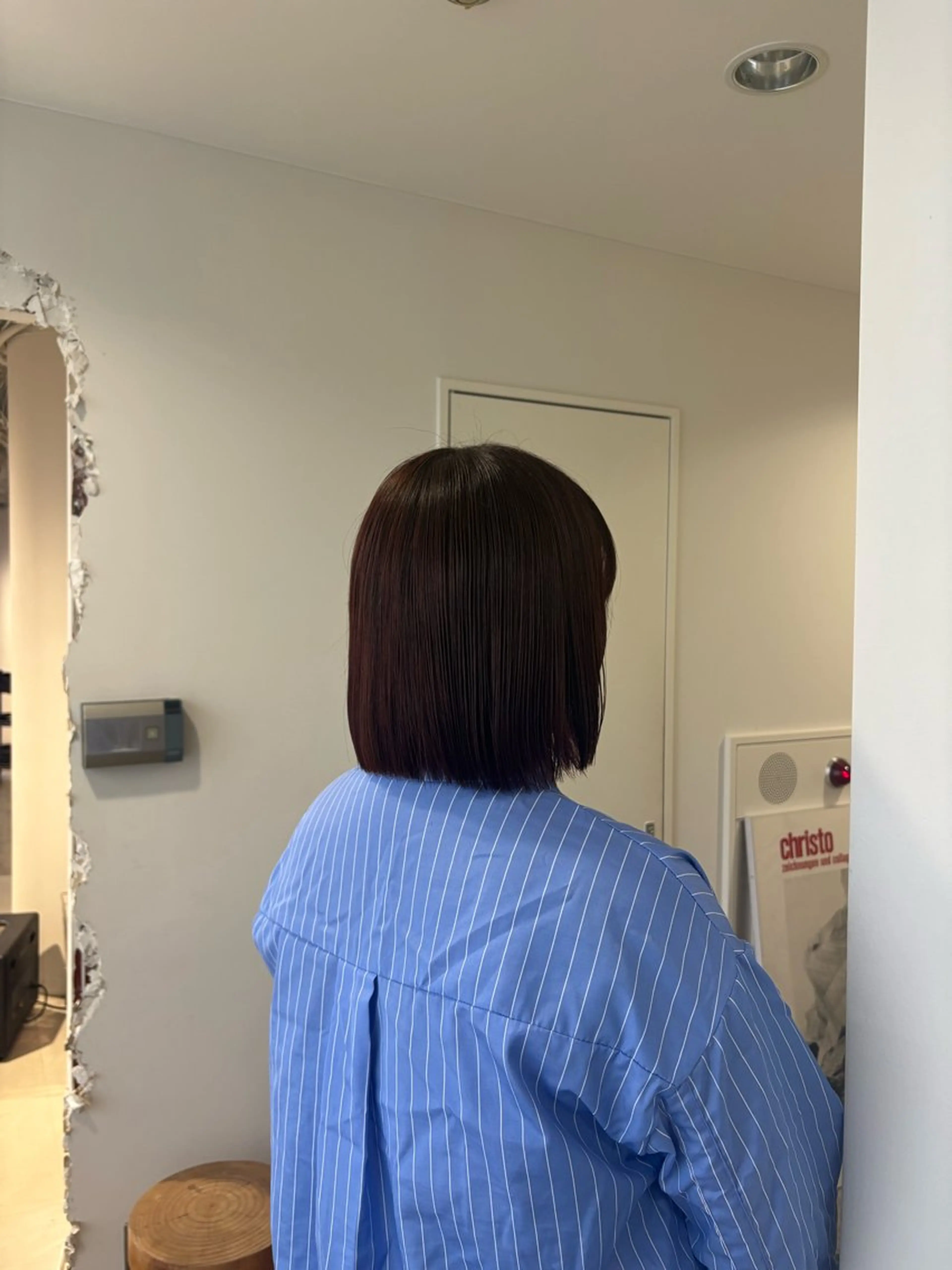 カラー ボルドーカラー カット ヘアカラー トリートメント Jr.スタイリスト ヨシノヒメカのヘアスタイル