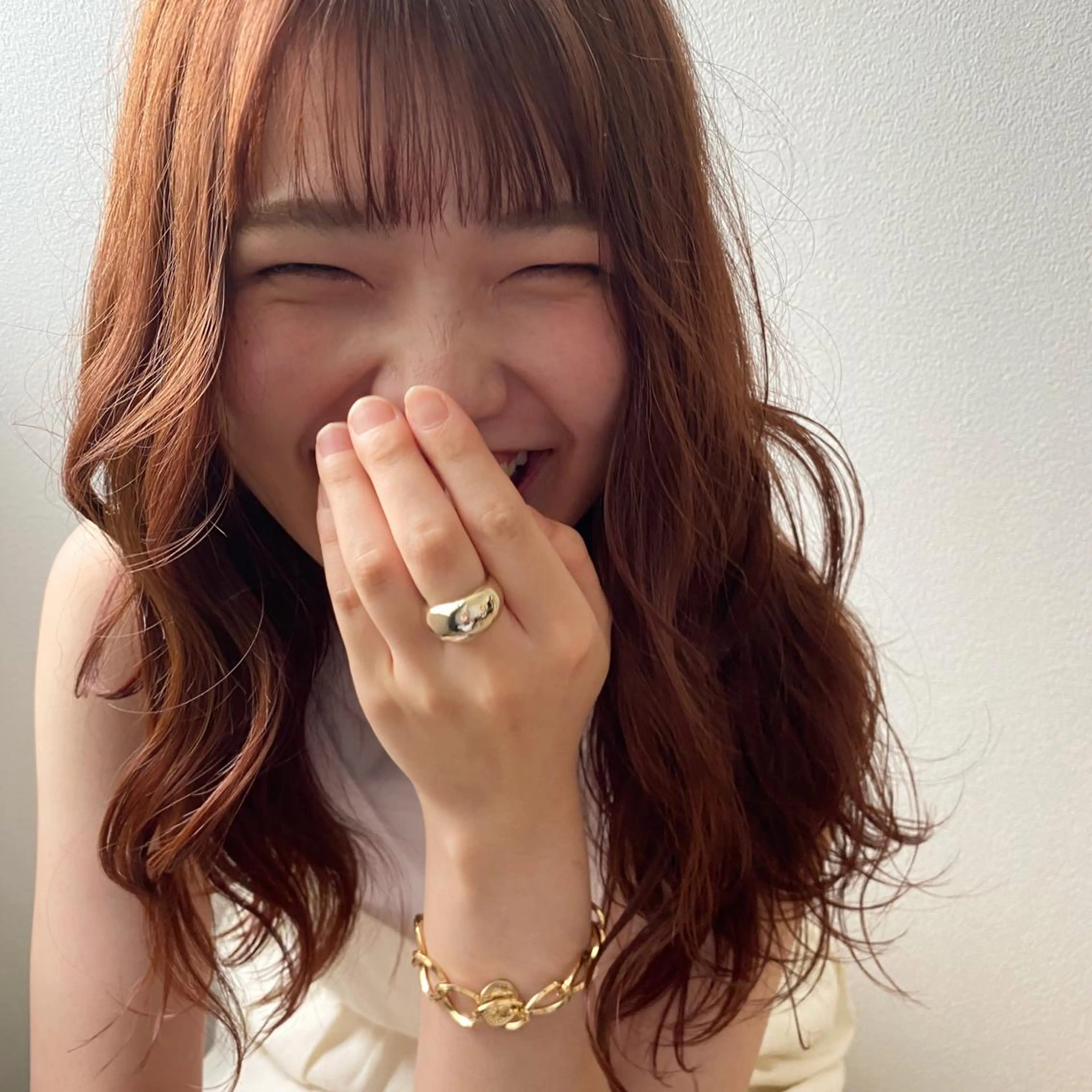 セミロング カラー ELLE&SALLY 石野のヘアスタイル