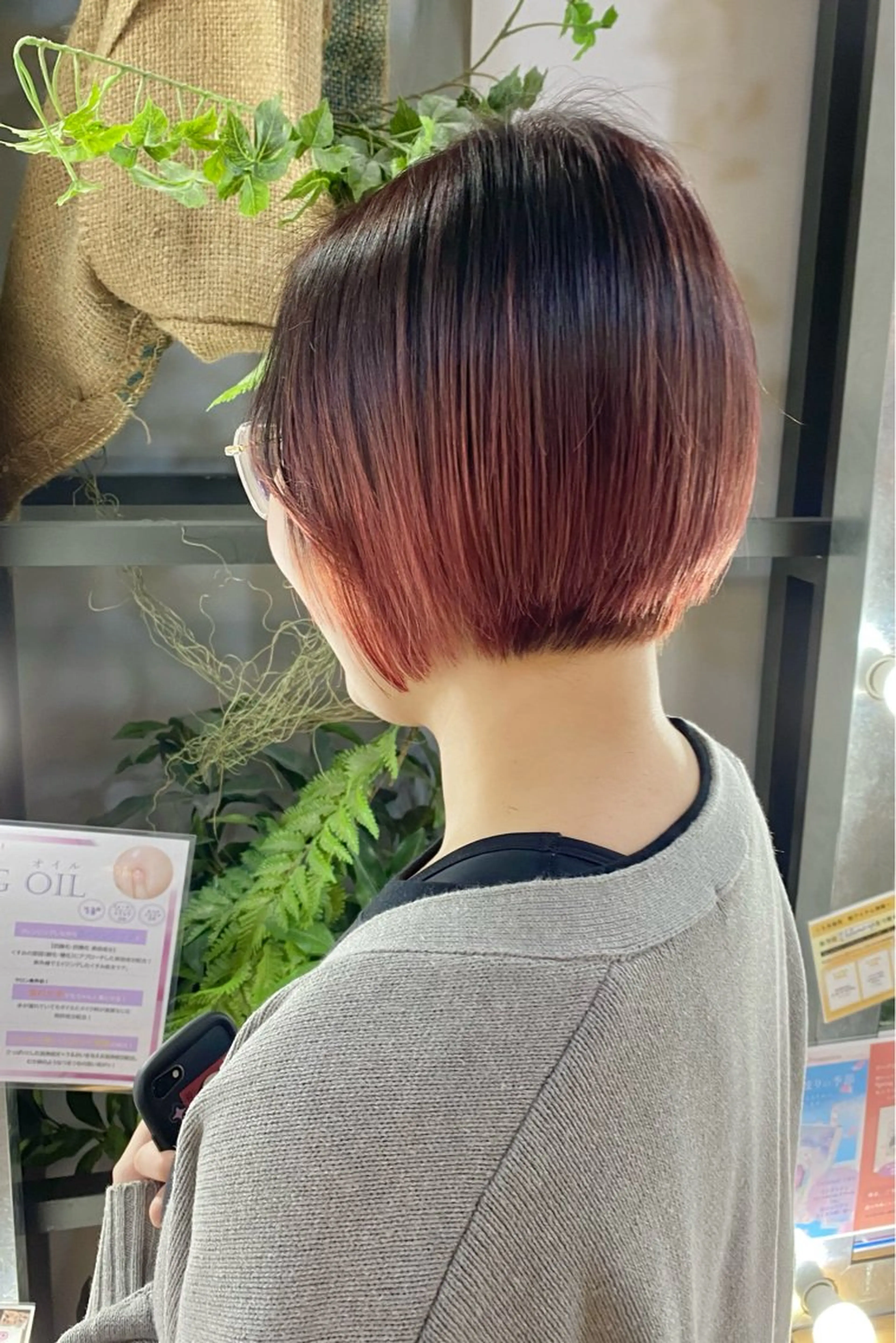 ショート カラー 菊地 紗矢のヘアスタイル