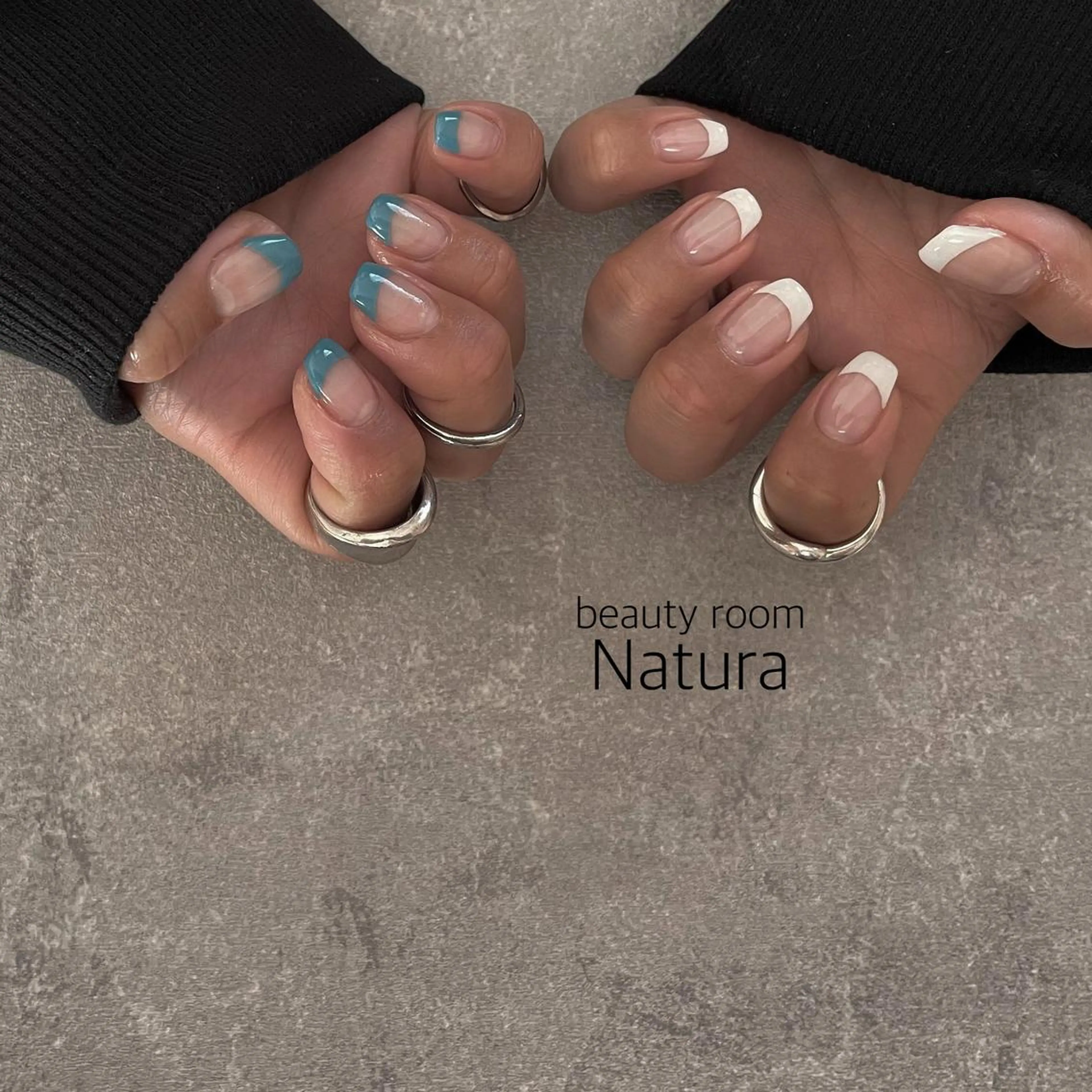 フレンチ / カラーグラデーション【オフ有り】の写真