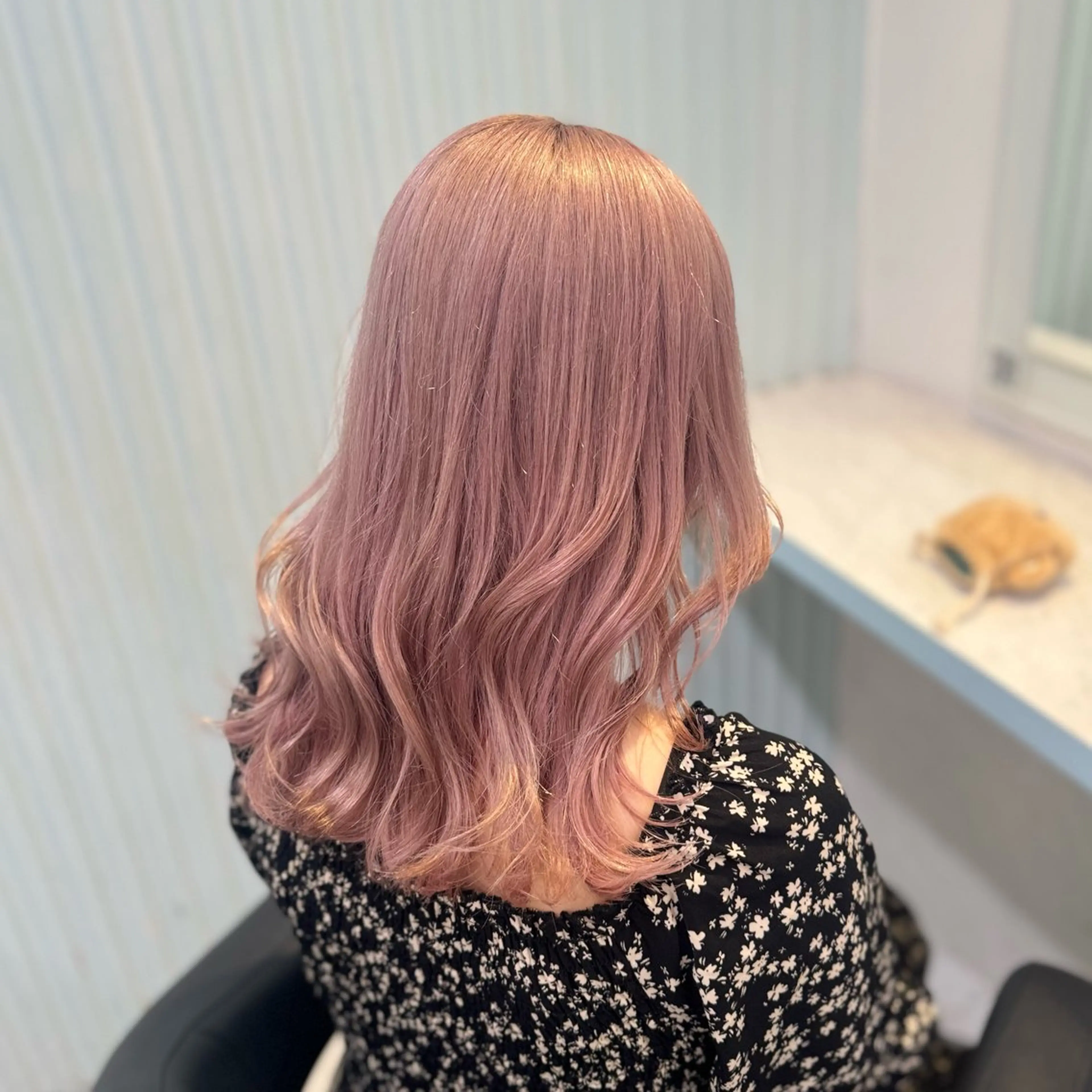 ロング カラー ヘアカラー トリートメント ヘッドスパ ヘアセット 暖色🩷透明感カラー ♡Maika♡のヘアスタイル
