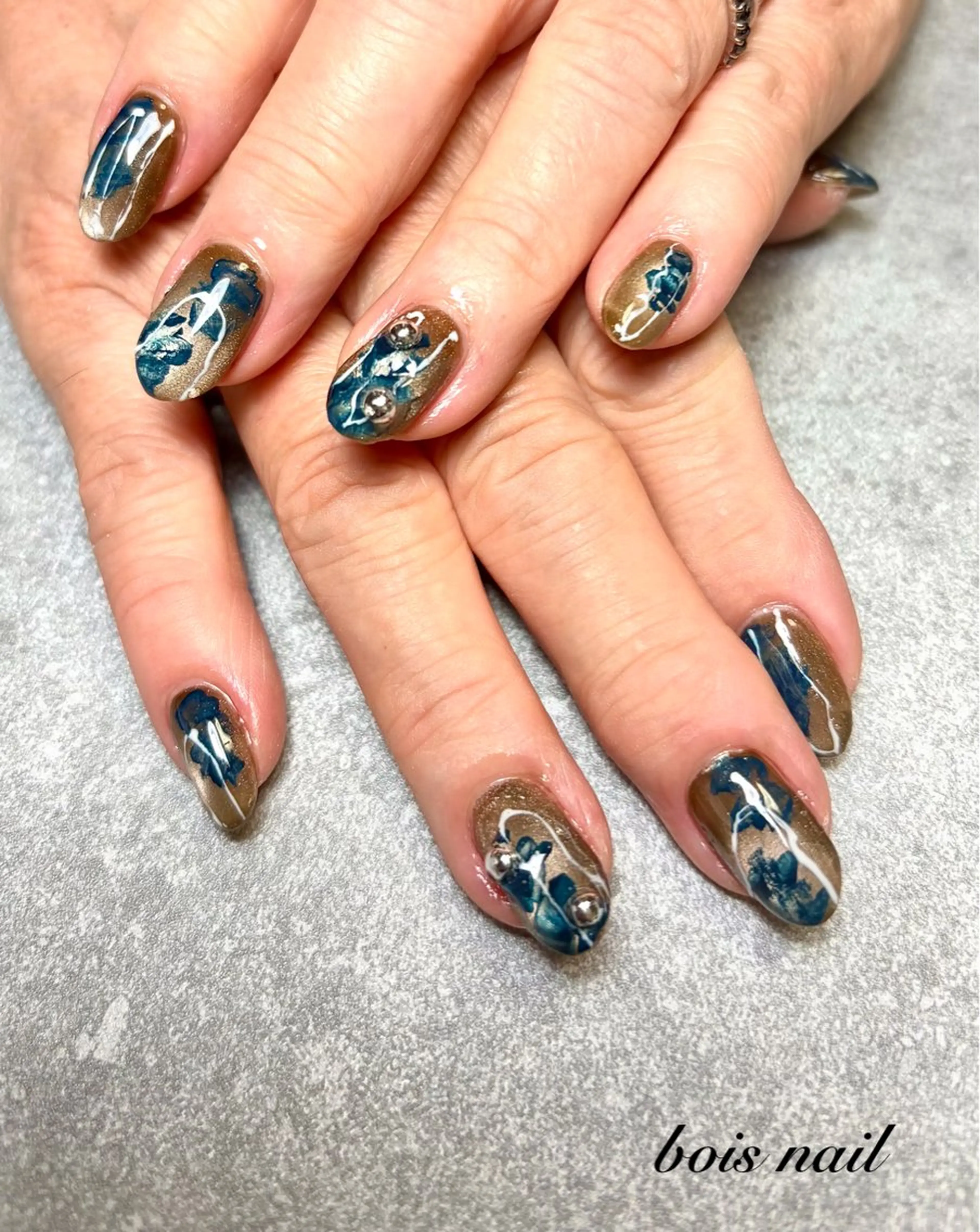 ネイル ハンドネイル bois nail ボワネイル北巽のネイルデザイン