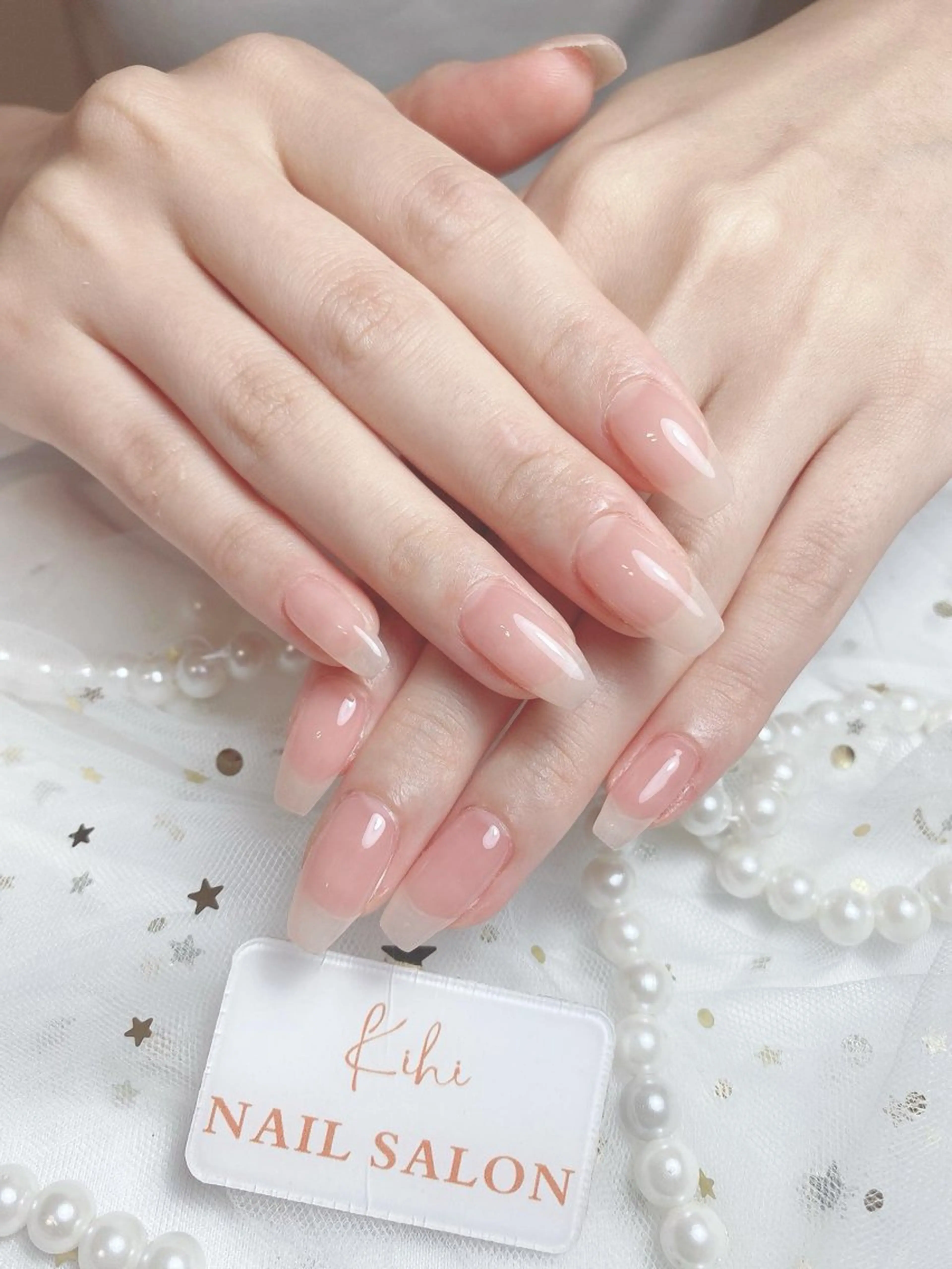 ネイル アートネイル フレンチネイル ジェルネイル グラデーション 韓国ネイル ハンドネイル ハンドケア さくら💮💮 【オフ無料】のネイルデザイン