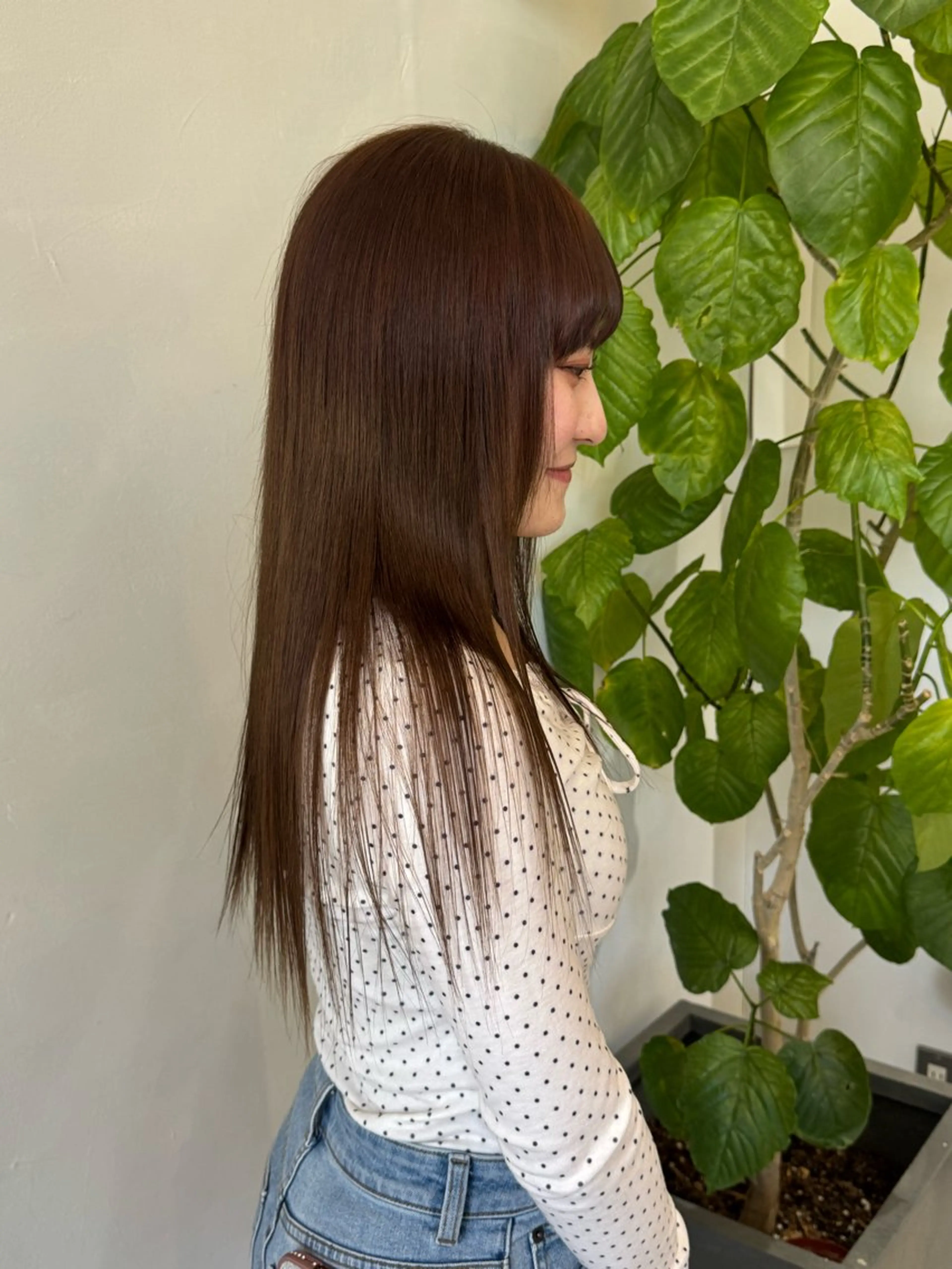 ロング カラー ブリーチ ブラウンカラー ダブルカラー ヘアカラー 塩崎 聖奈のヘアスタイル