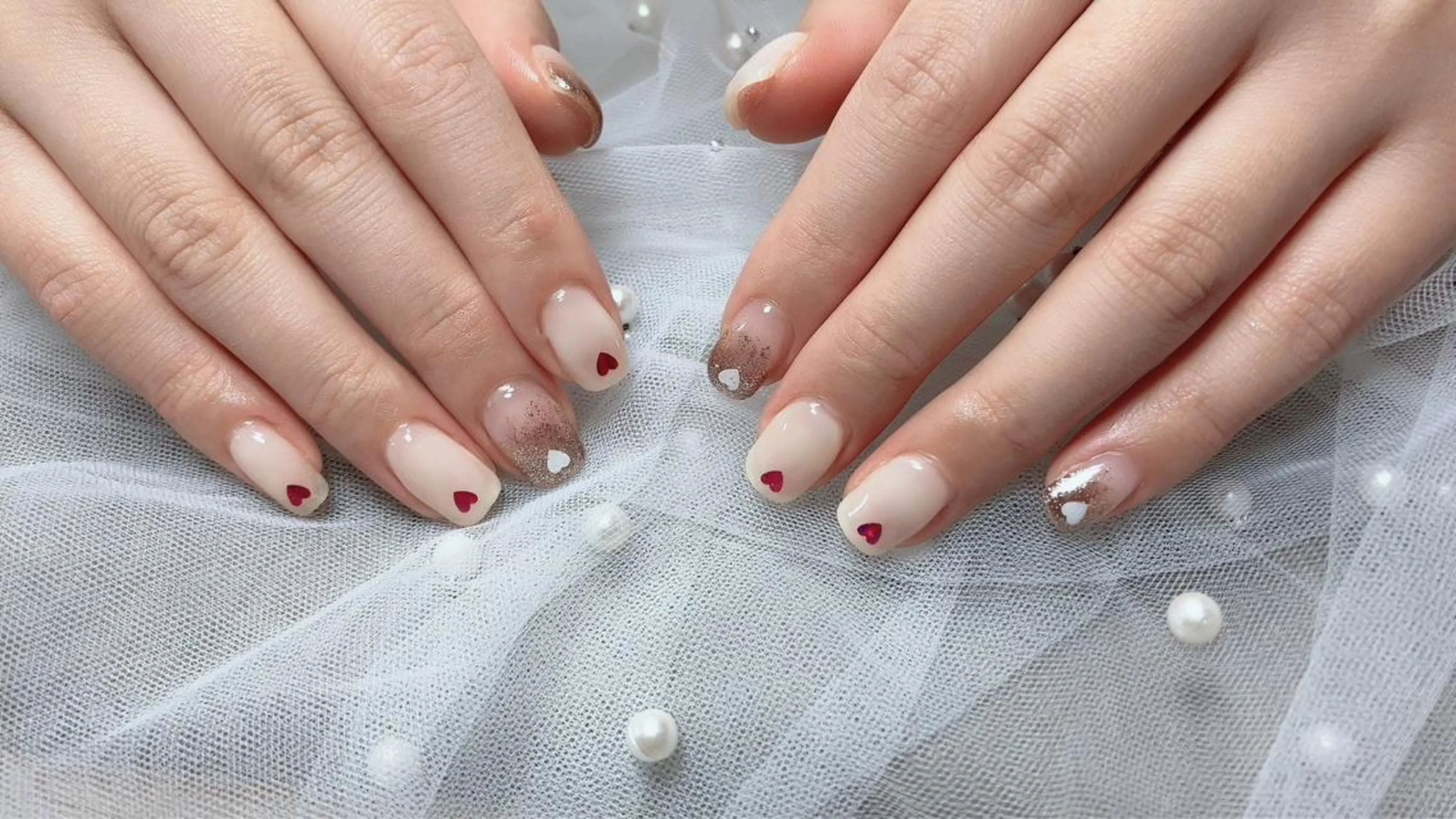 ショート カラー ネイル ハンドネイル Nail NaNaのネイルデザイン