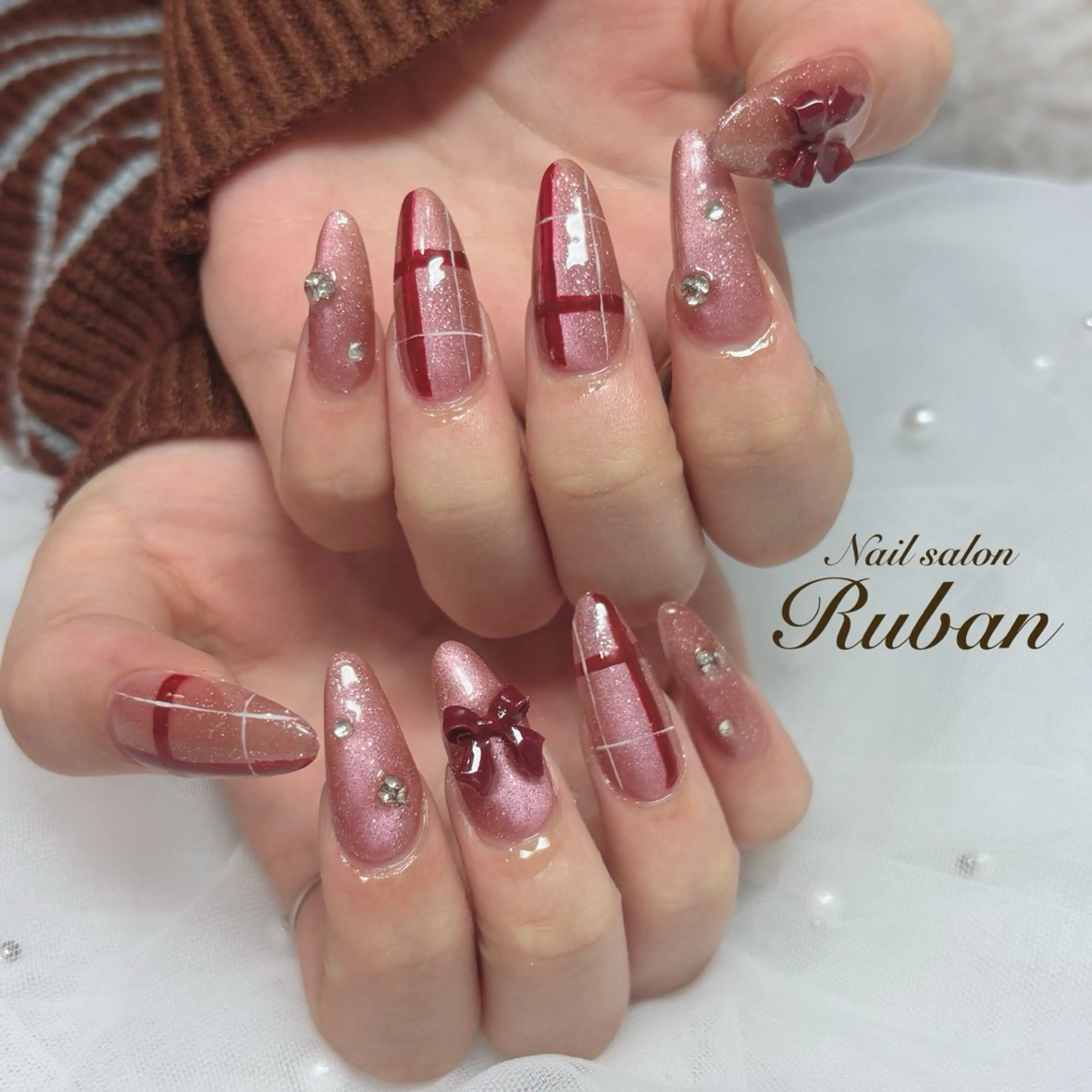 ネイル マグネットネイル リボン Nail salon Ruban所属・Nail salon Rubanのネイルデザイン