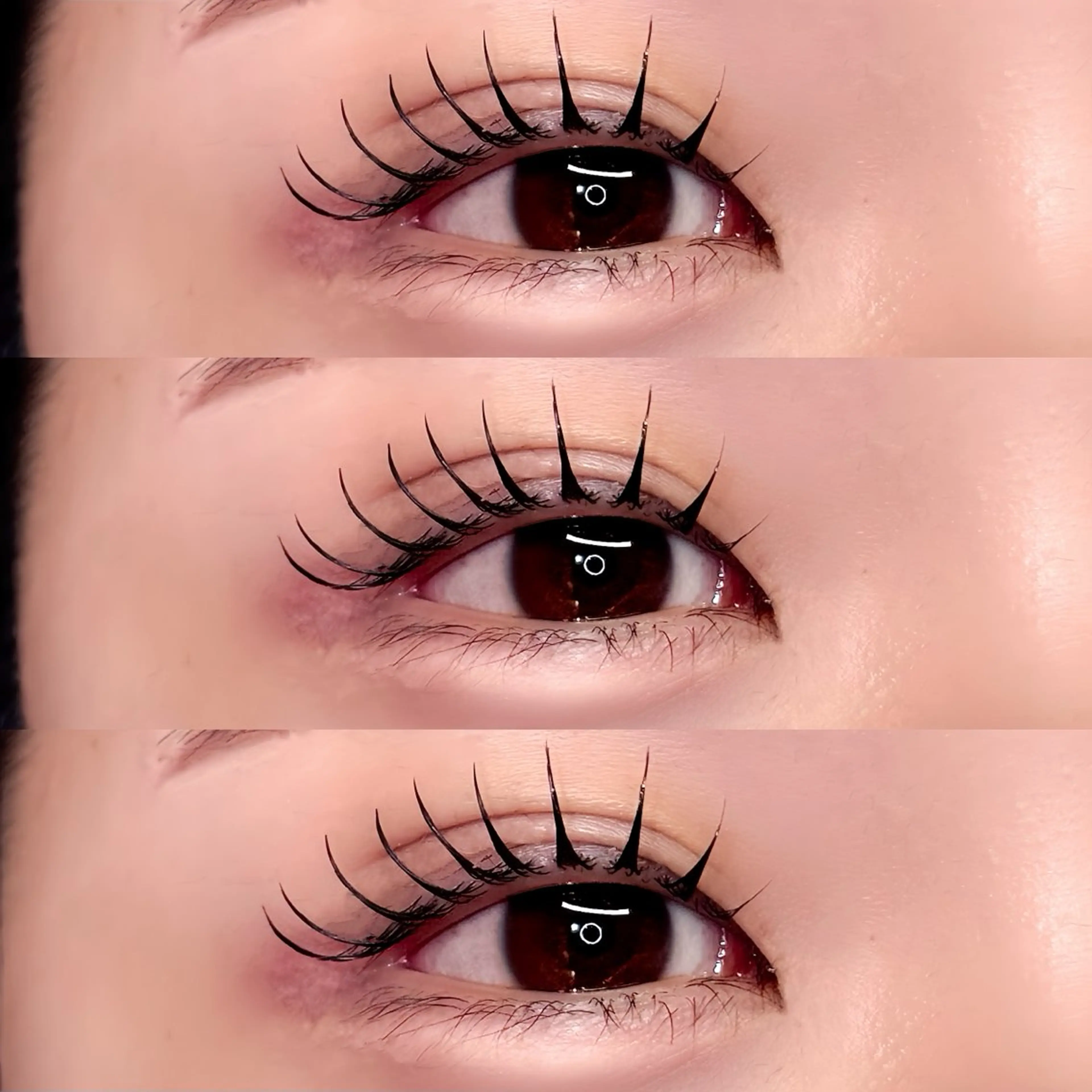 マツエク・マツパ 束感まつ毛 マツパ NANAMI🖤 ‎のマツエク・マツパデザイン