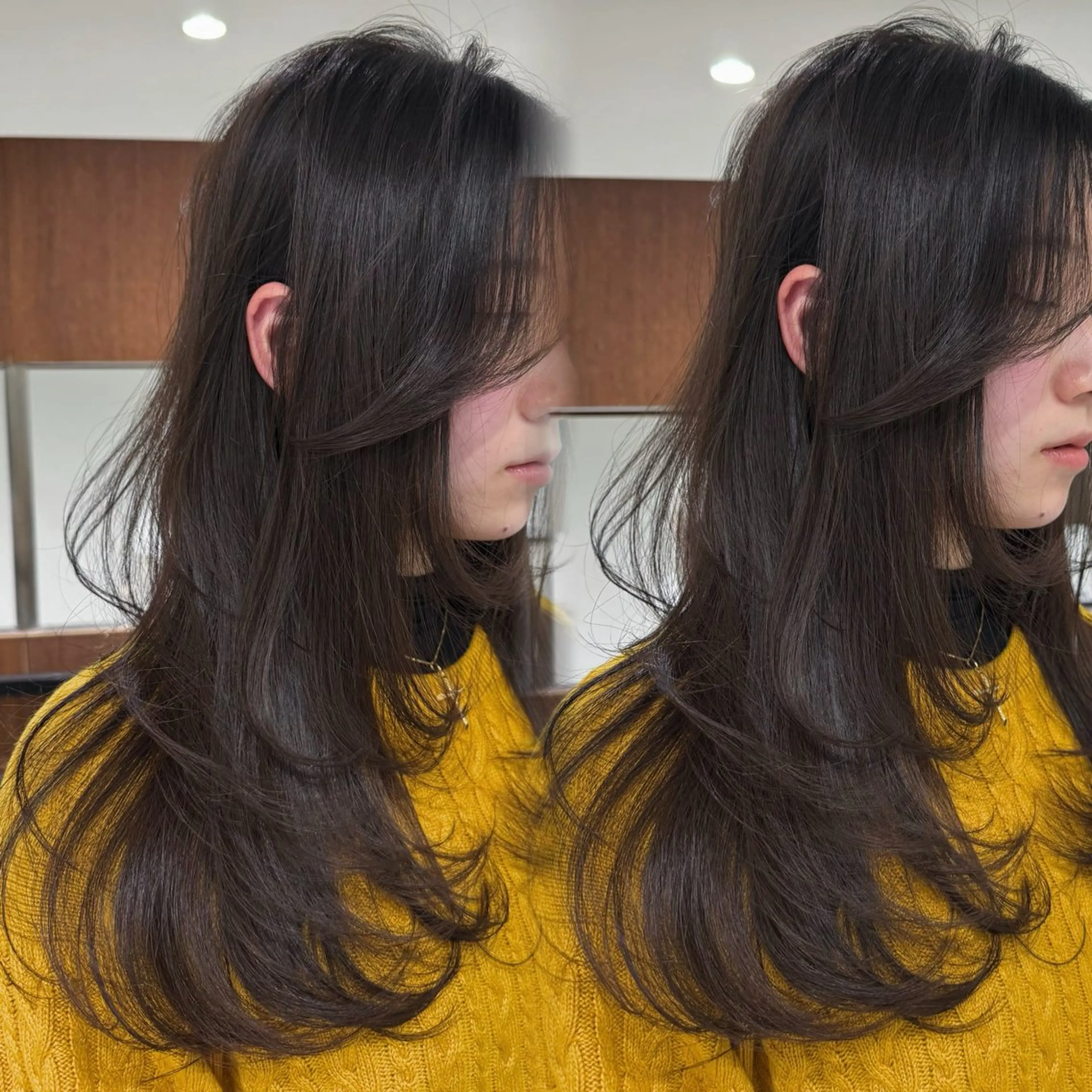 顔まわり前髪カット🎀の写真