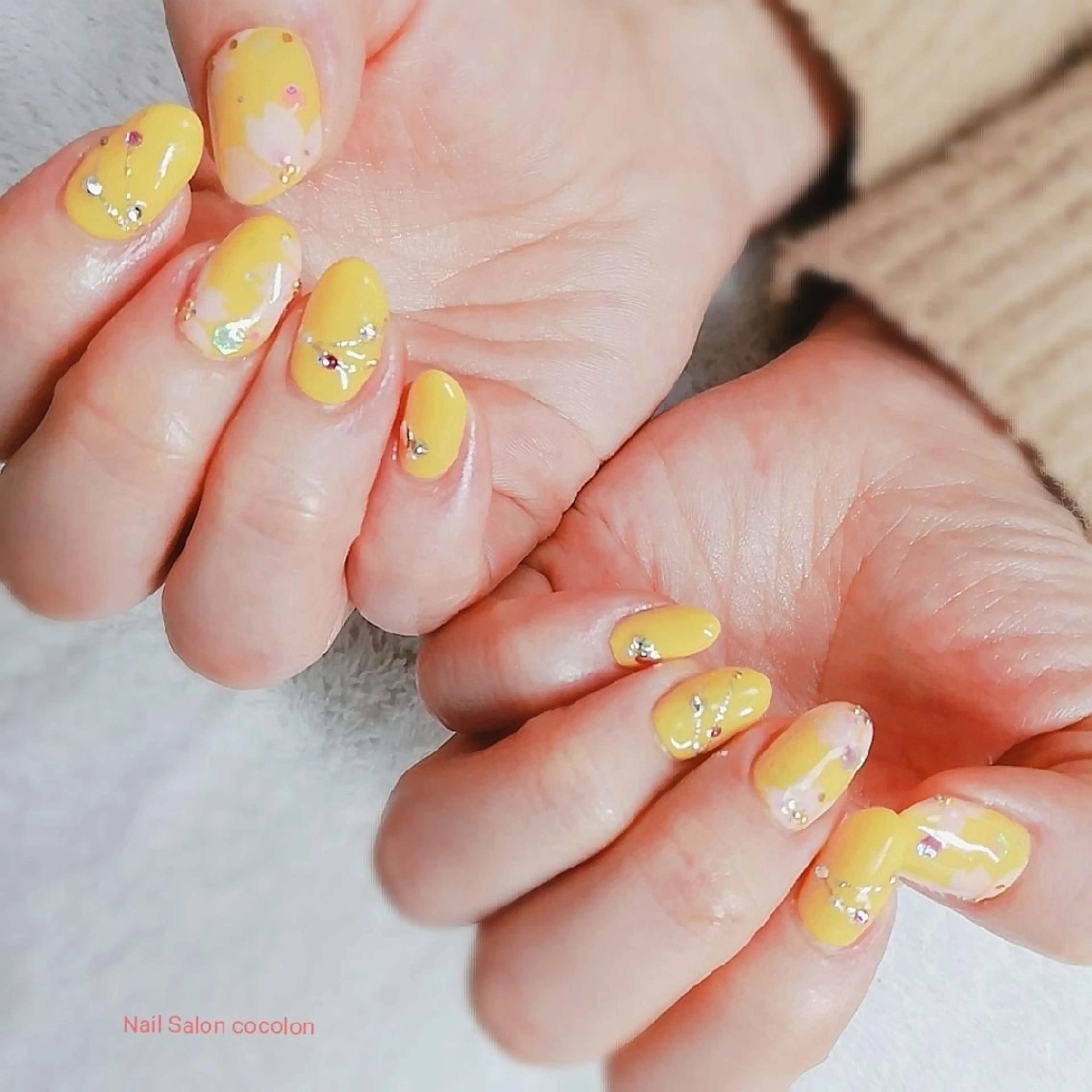 ネイル アートネイル ワンカラーネイル ハンドネイル 柴崎 美幸のネイルデザイン