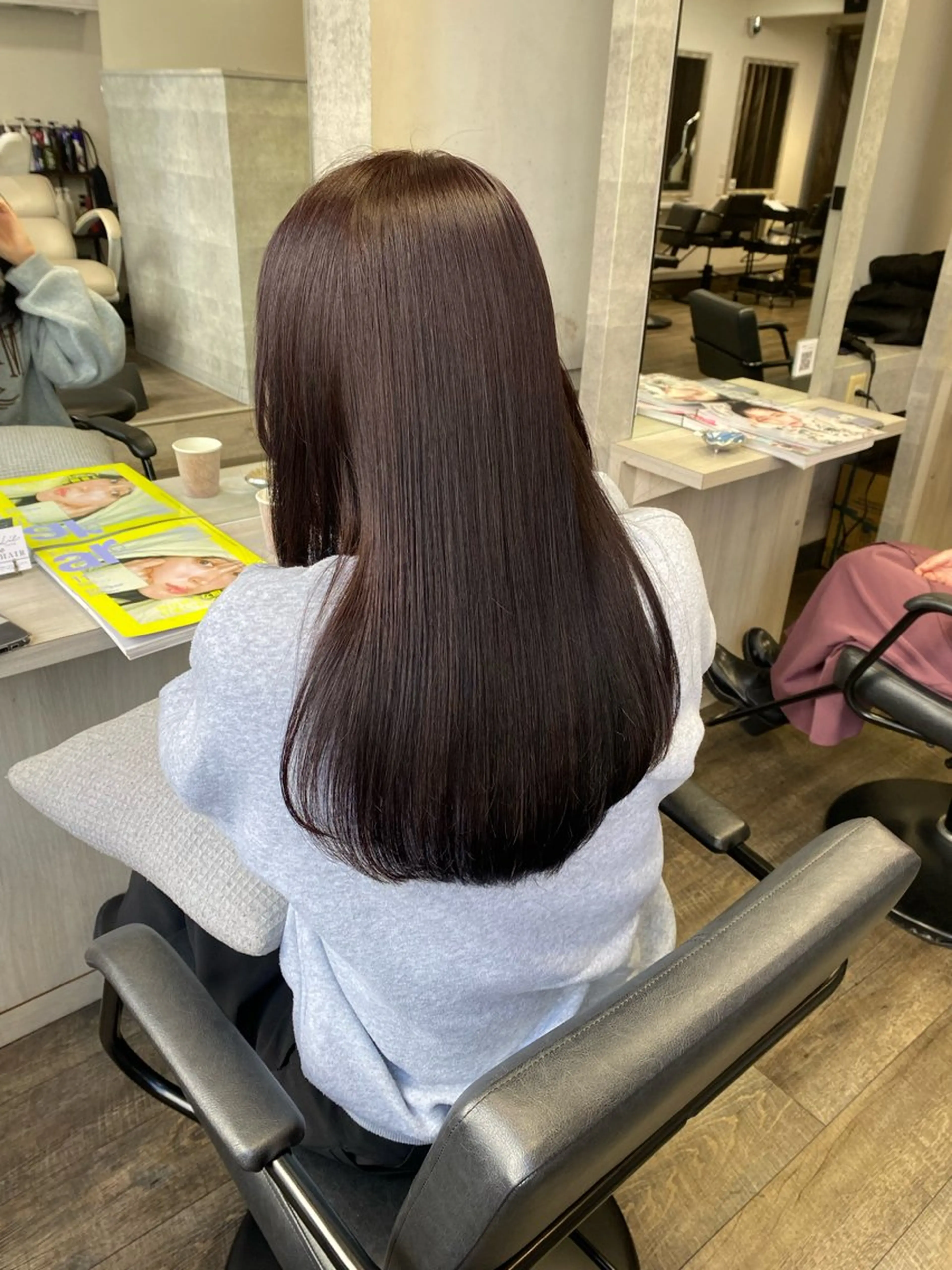 ロング カラー MIREI /韓国風 ショート/大阪美容室のヘアスタイル
