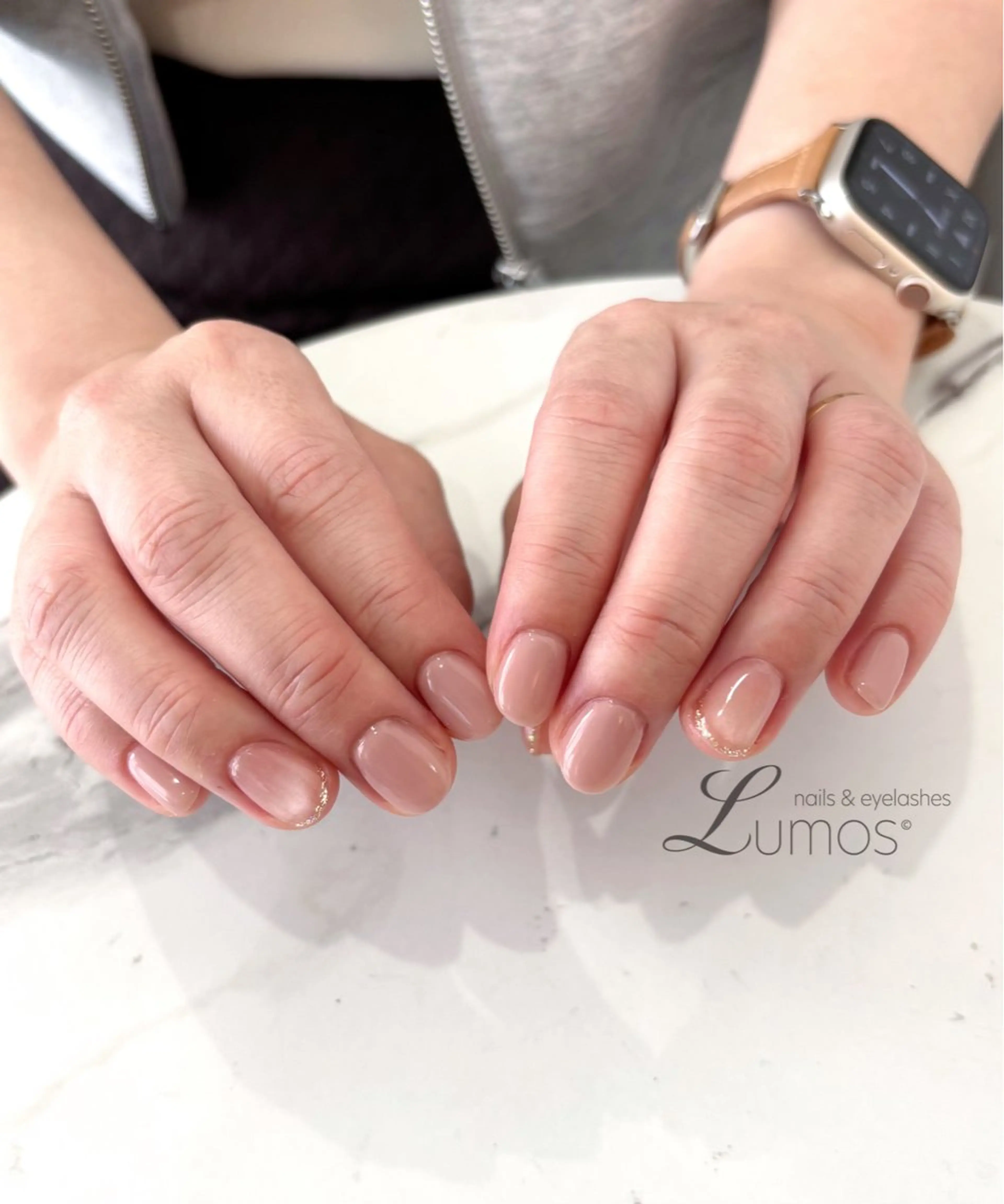 ネイル シンプルネイル ハンドネイル Lumos  nails&eyelashes 桜川所属・Lumos Rikaのネイルデザイン