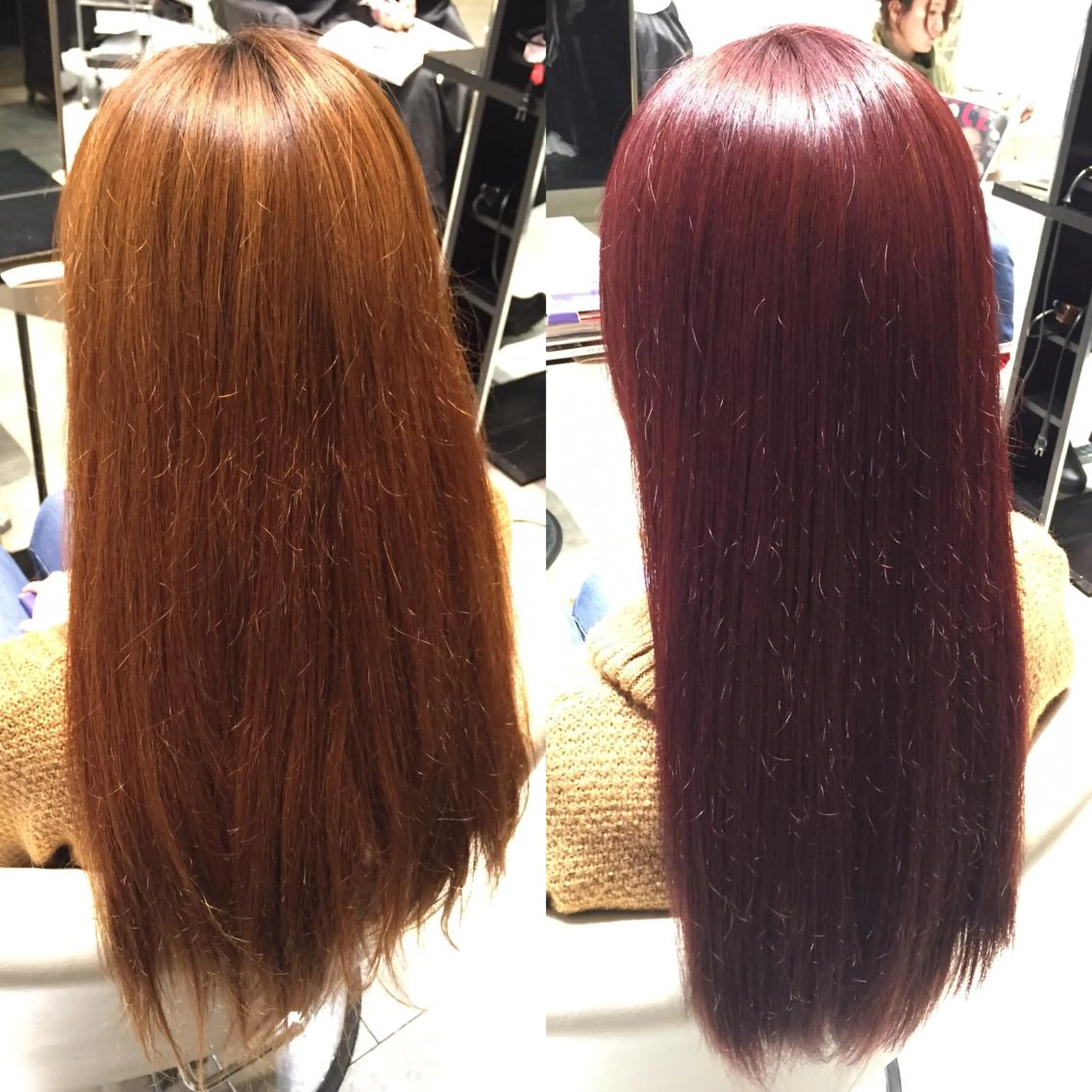 ショート ミディアム セミロング ロング カラー レッドカラー Re:ta KANZOのヘアスタイル