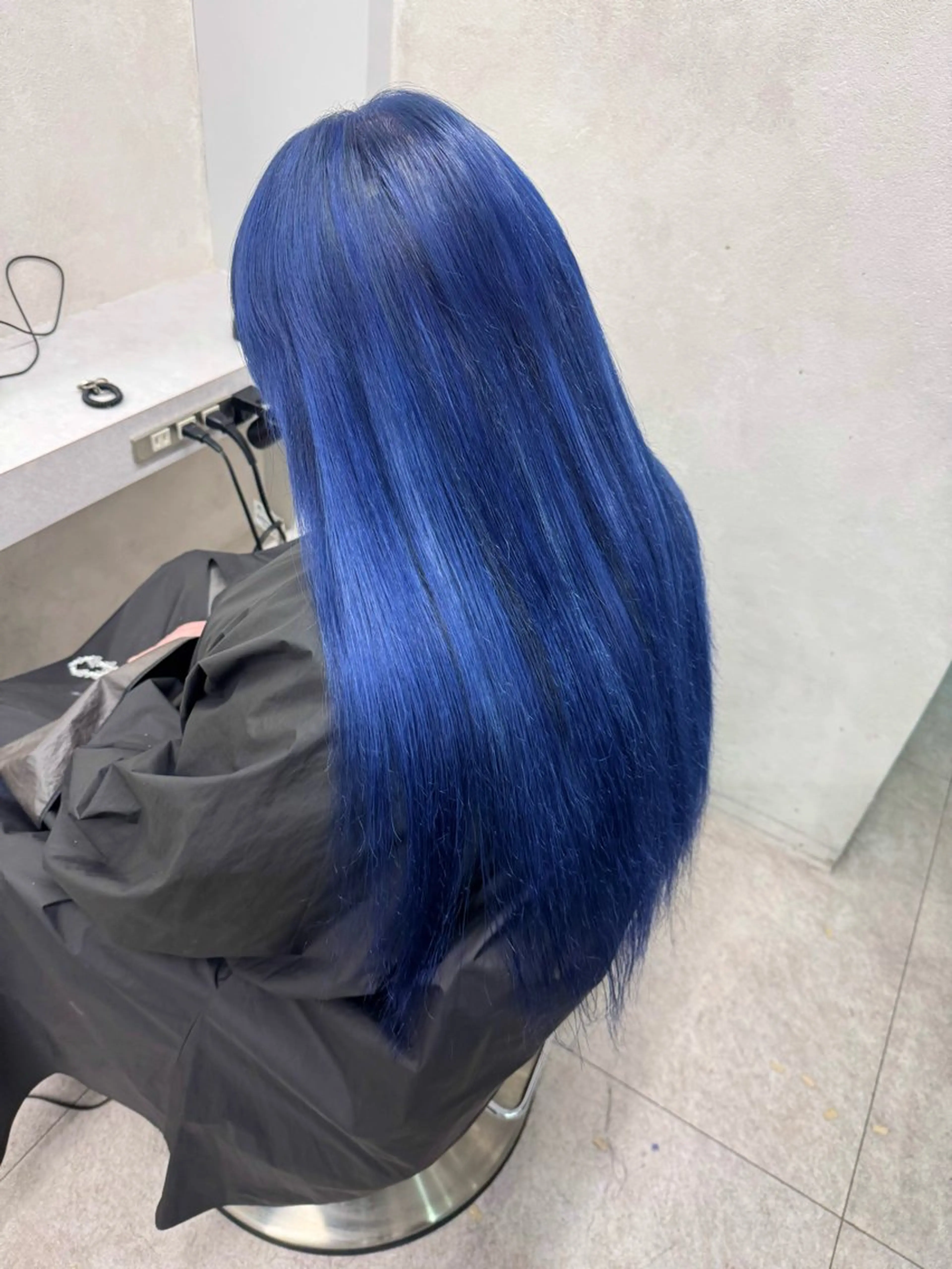 ロング ヘアカラー エクステ 🌟YUYA/寒色/ エクステ/ハイトーンのヘアスタイル