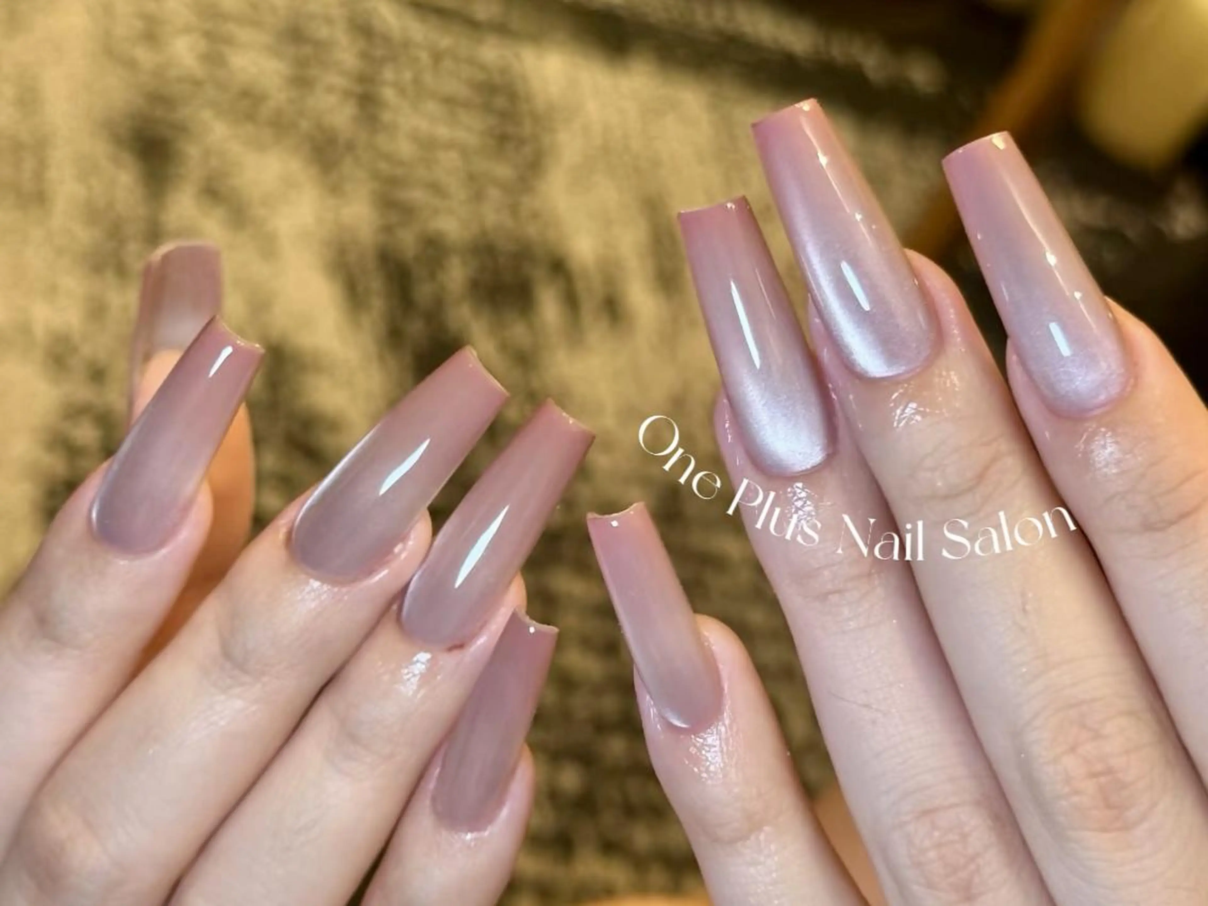 ネイル アートネイル オーロラネイル キラキラネイル 韓国ネイル マグネットネイル One Plus キキのネイルデザイン