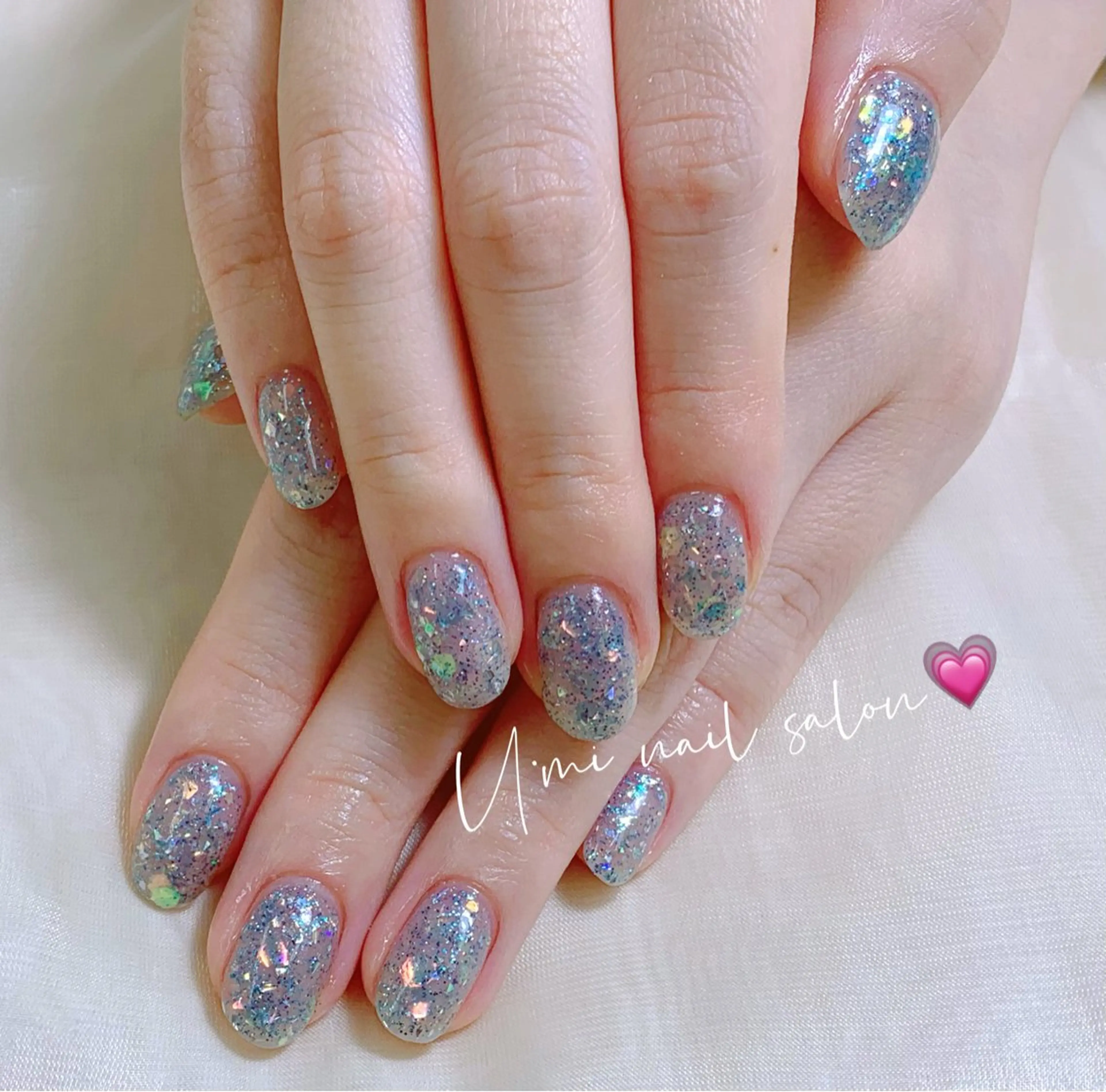 ネイル ワンカラーネイル U·Mi nail salon所属・U·Mi 上野御徒町容のネイルデザイン