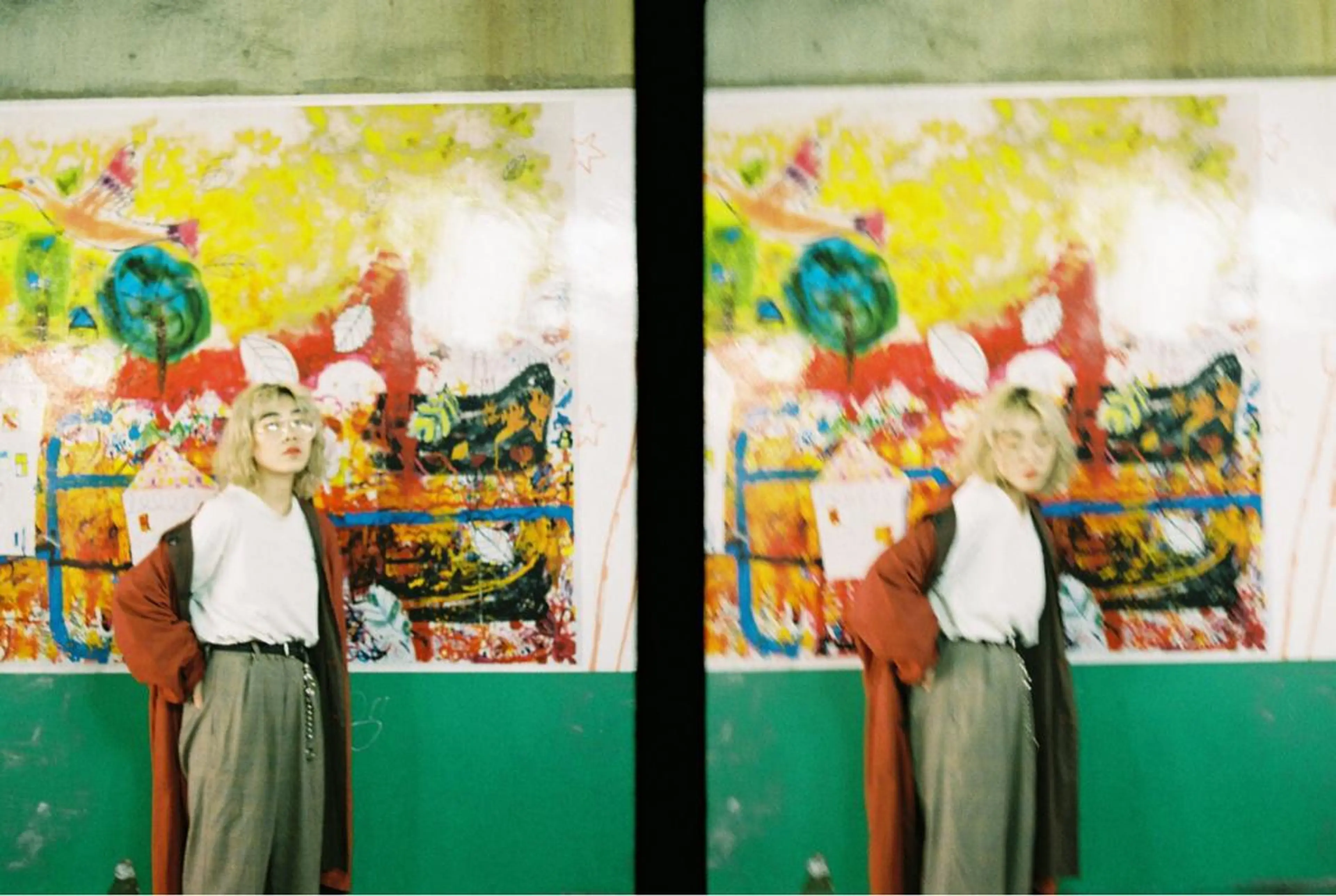 ミディアム カラー 丸山 晶平のヘアスタイル