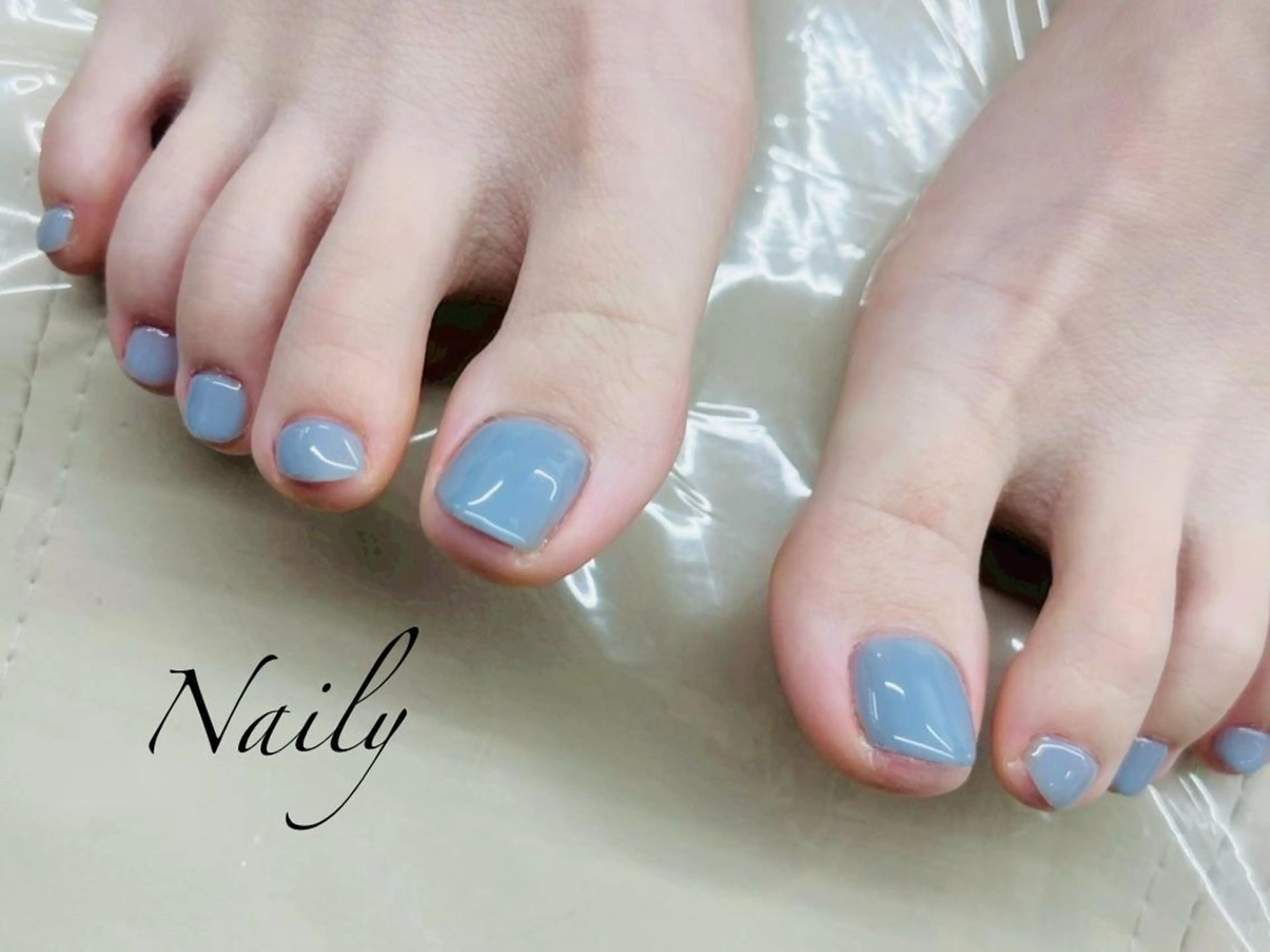 【研修生ネイル★4/15まで】オフ込み★FOOTワンカラー　所要時間90分前後の写真