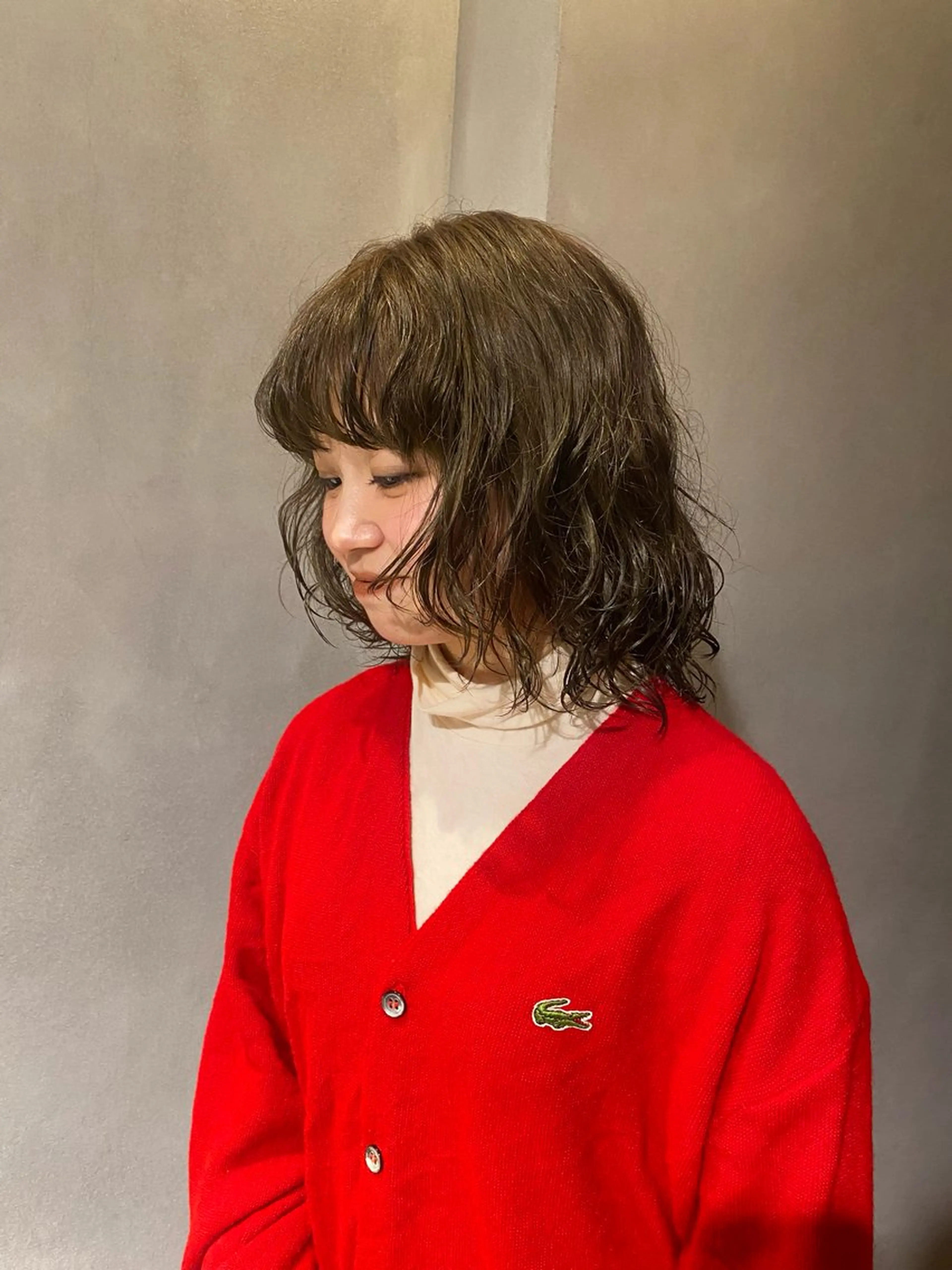 カラー ブリーチカラー ／ボブ　ユミのヘアスタイル