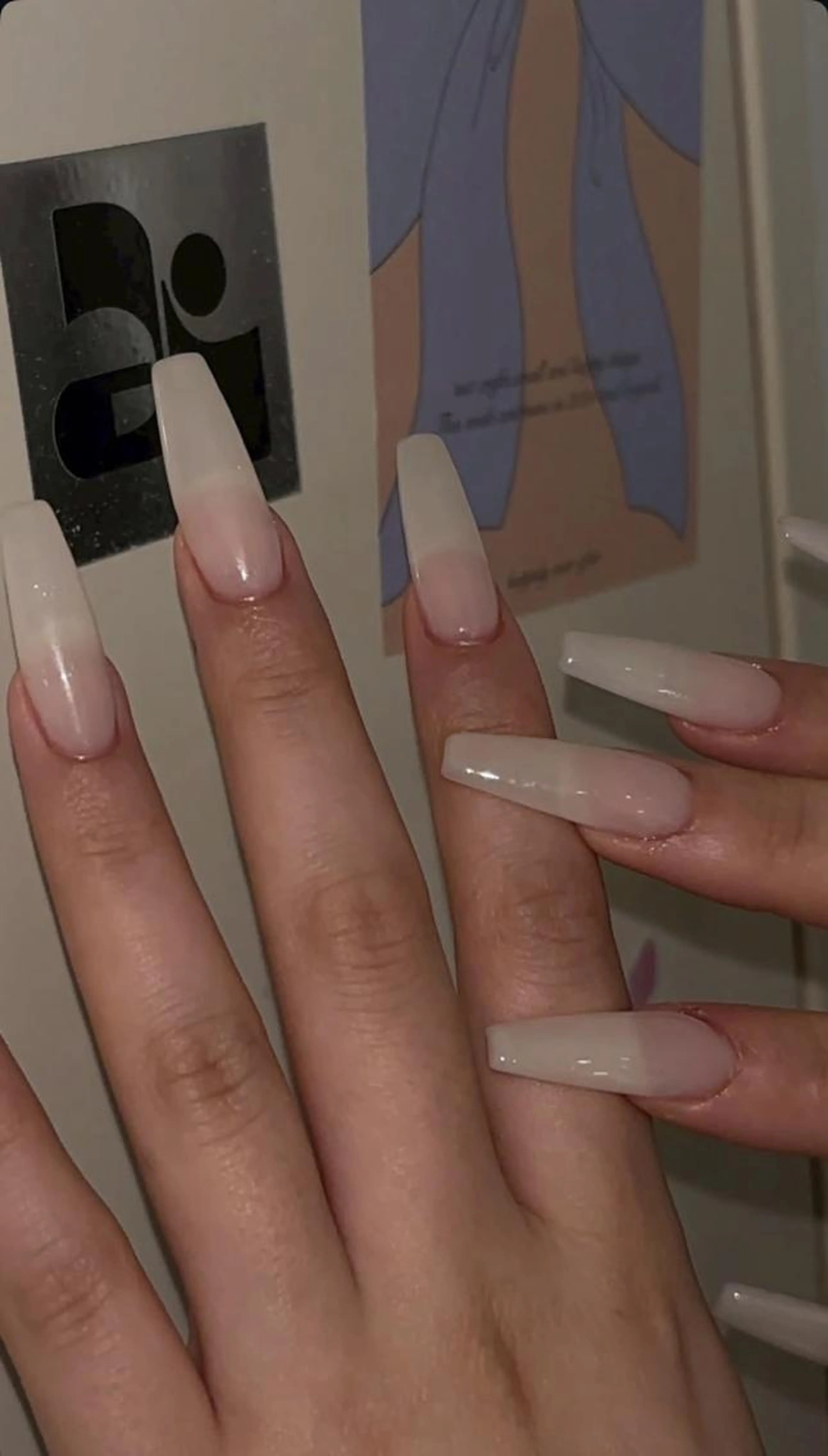 【HAND】オフ有 スカルプ3本+白グラの写真