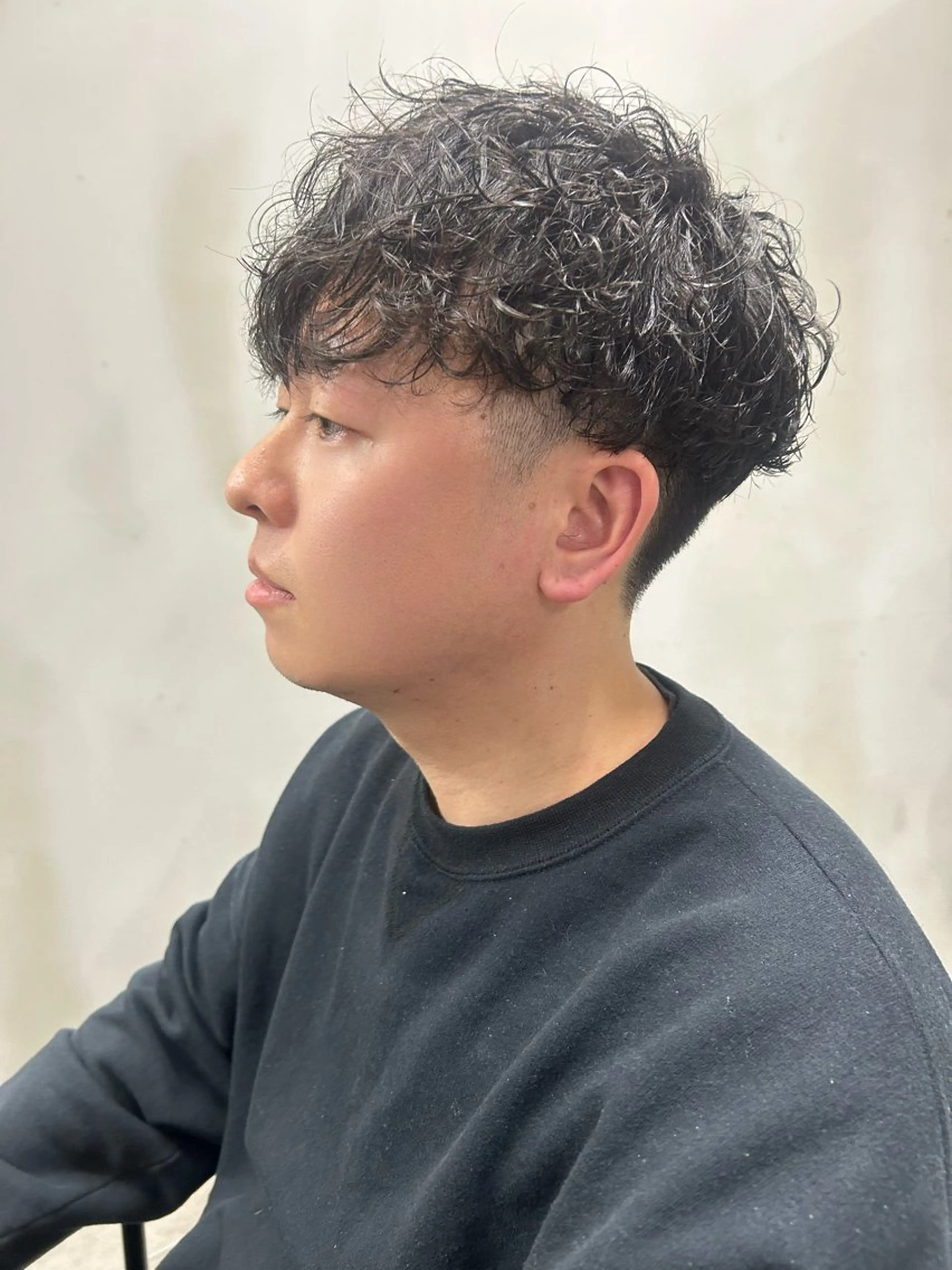 パーマ メンズ カット パーマ 天王寺阿倍野/メンズ /REIJI🌟のヘアスタイル