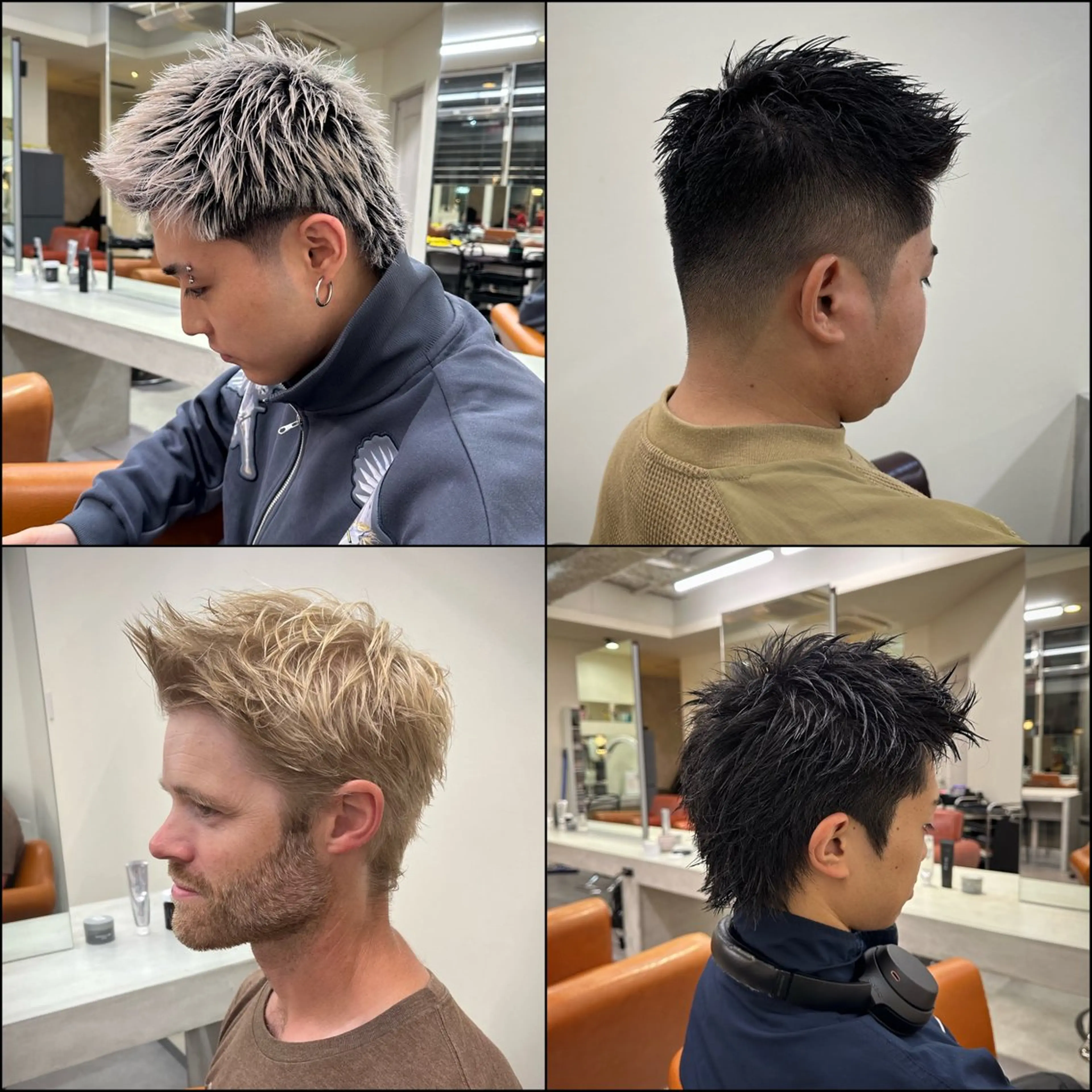 ショート メンズ メンズショート スパイキーショート 刈り上げ ショートヘア 京都駅メンズカット/ パーマ/Keigoのヘアスタイル