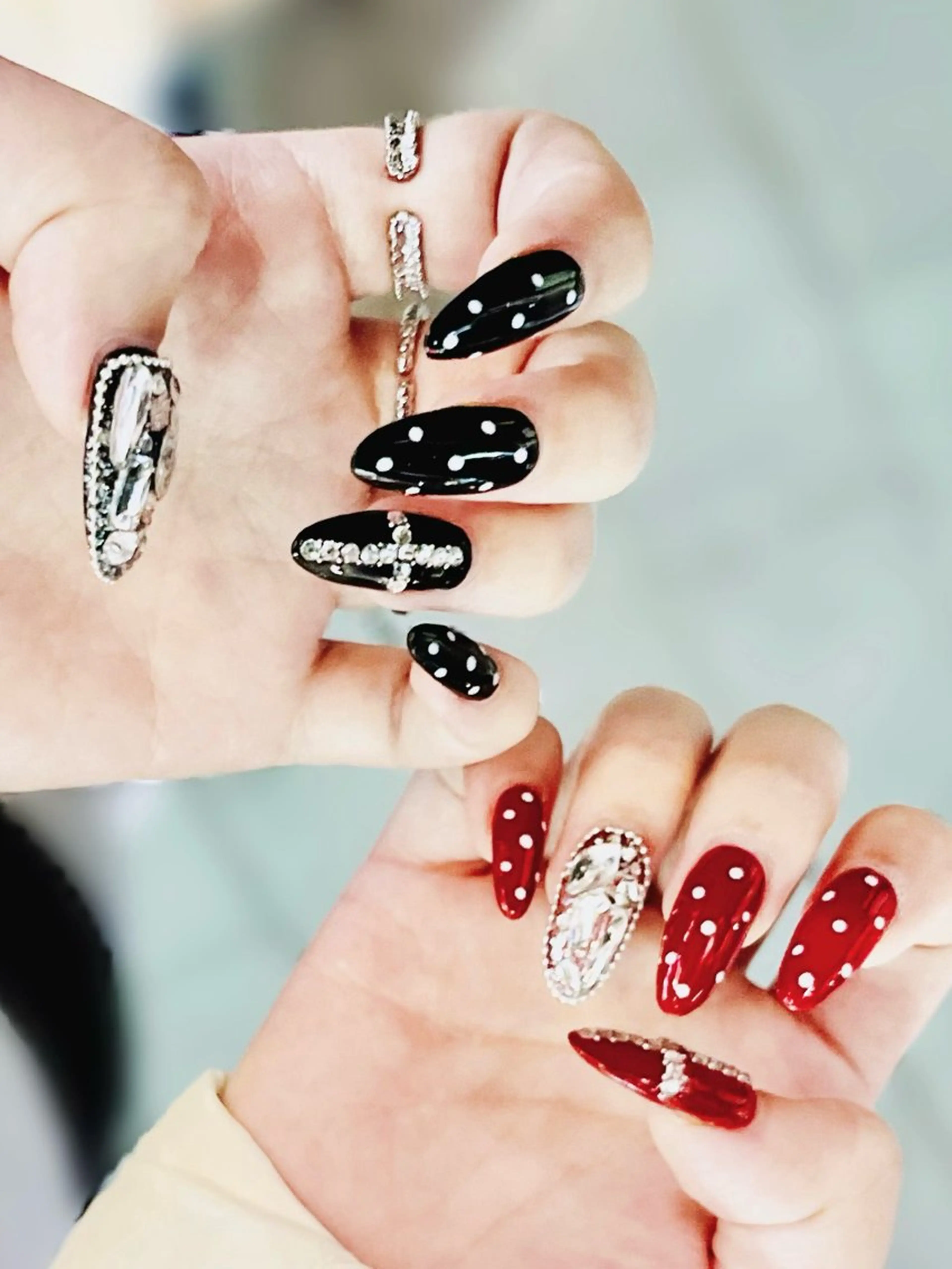 ネイル チークネイル 韓国ネイル マグネットネイル ミラーネイル ニュアンスネイル ハンドネイル H&B せつかのネイルデザイン