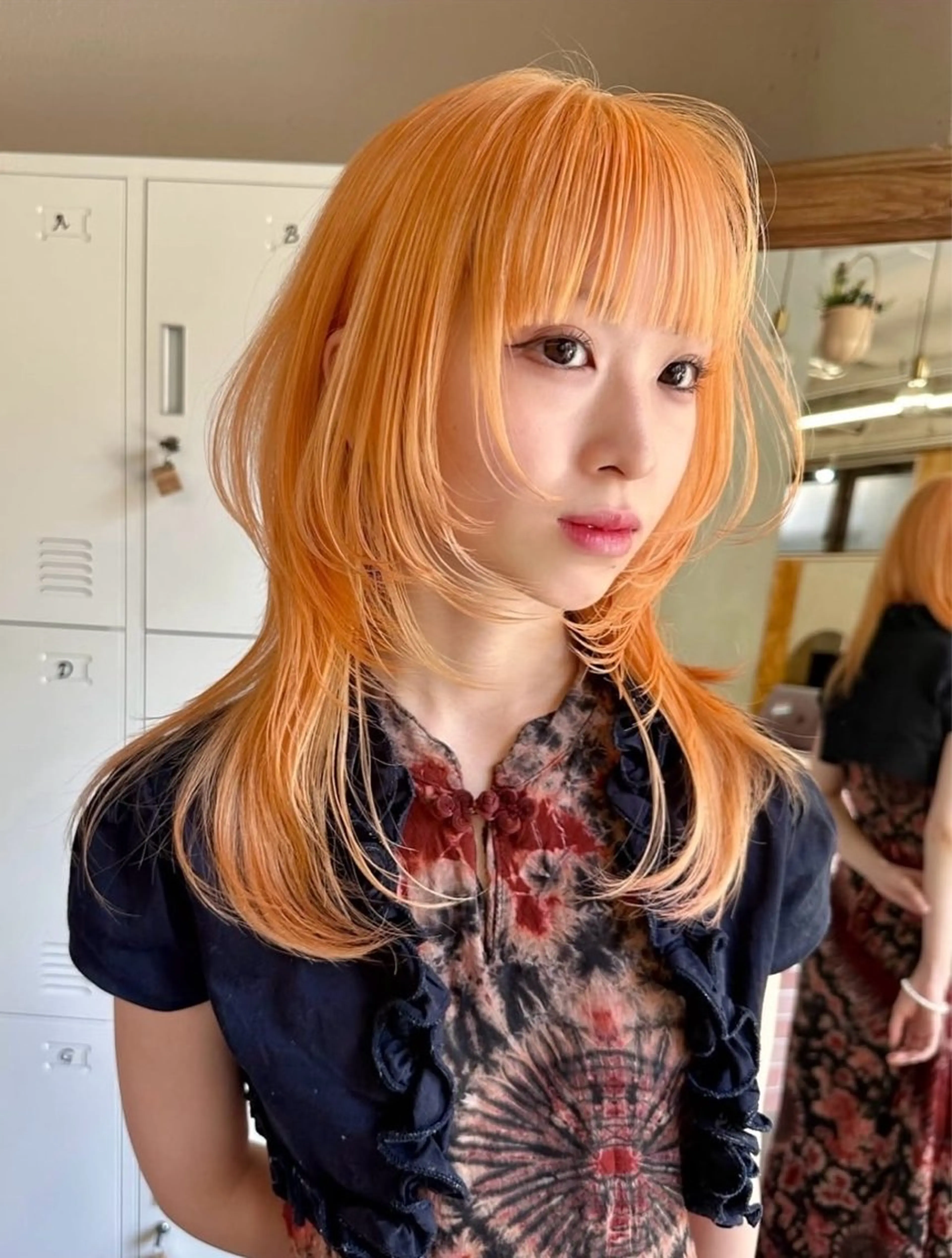 カラー 梅田/韓国ヘア/ 似合わせ/わかな🍓のヘアスタイル