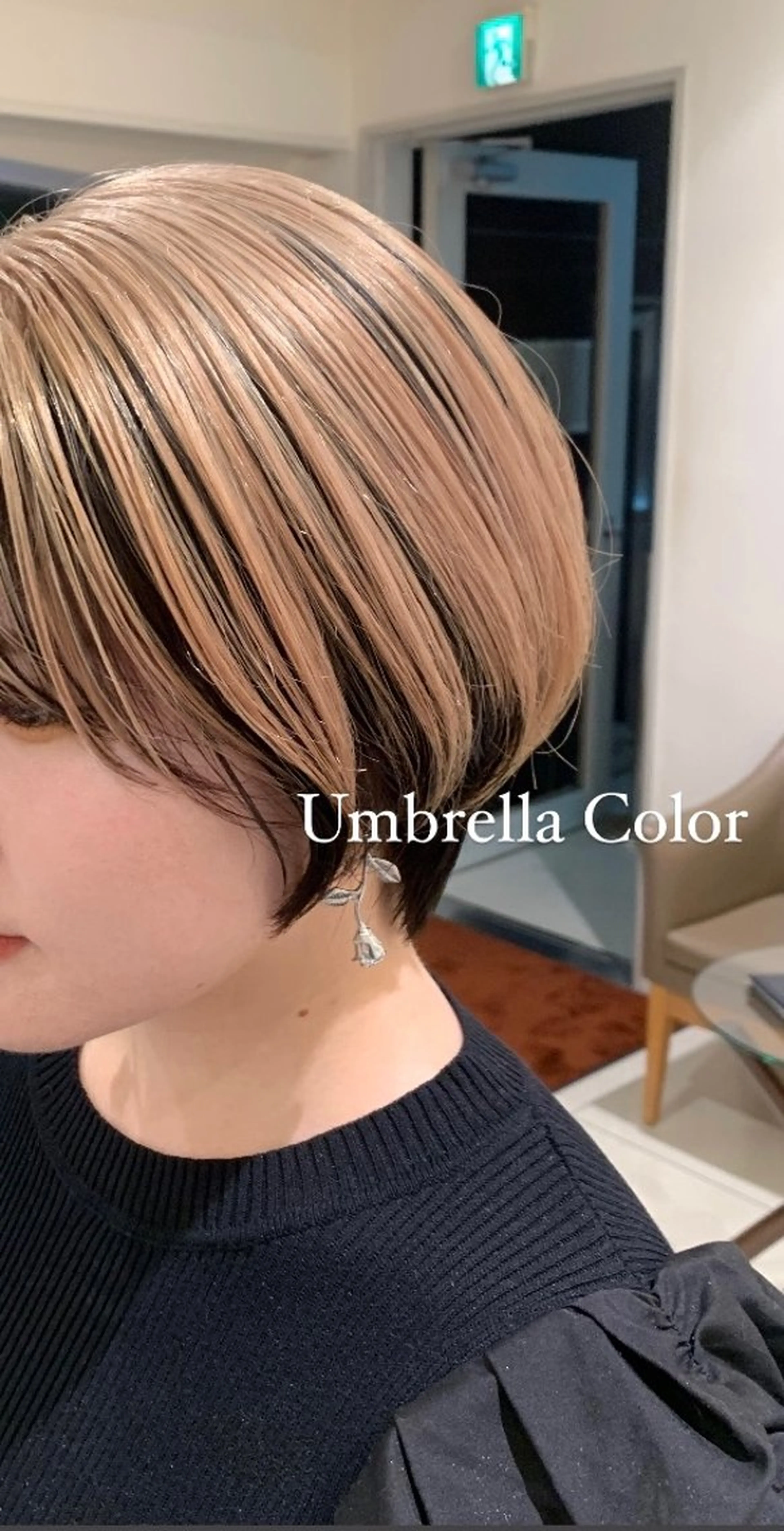 ショート 赤みオフの透明感職人 /ケア重視の美髪施術のヘアスタイル