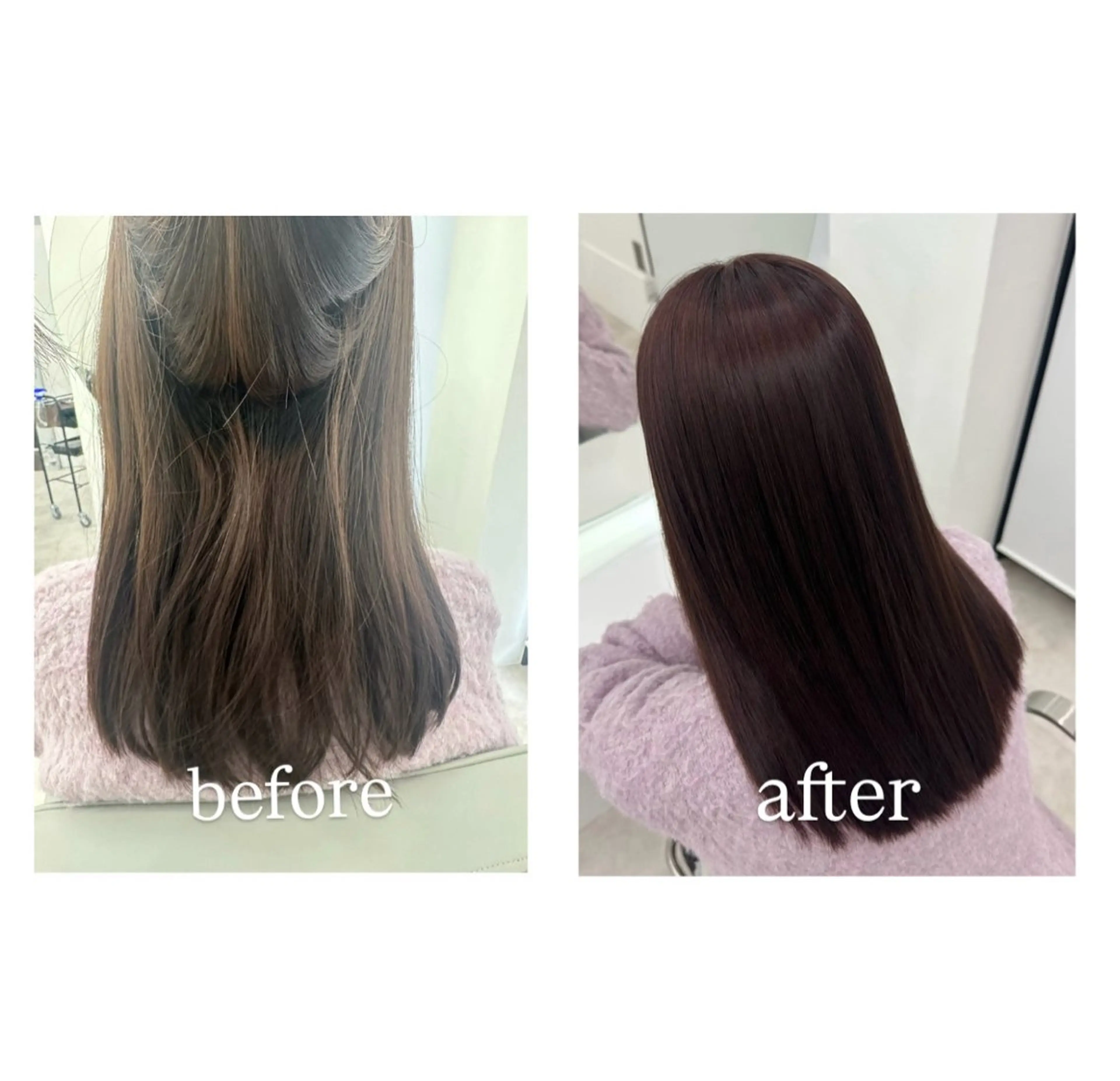 ロング 縮毛矯正 市川 栖々子のヘアスタイル