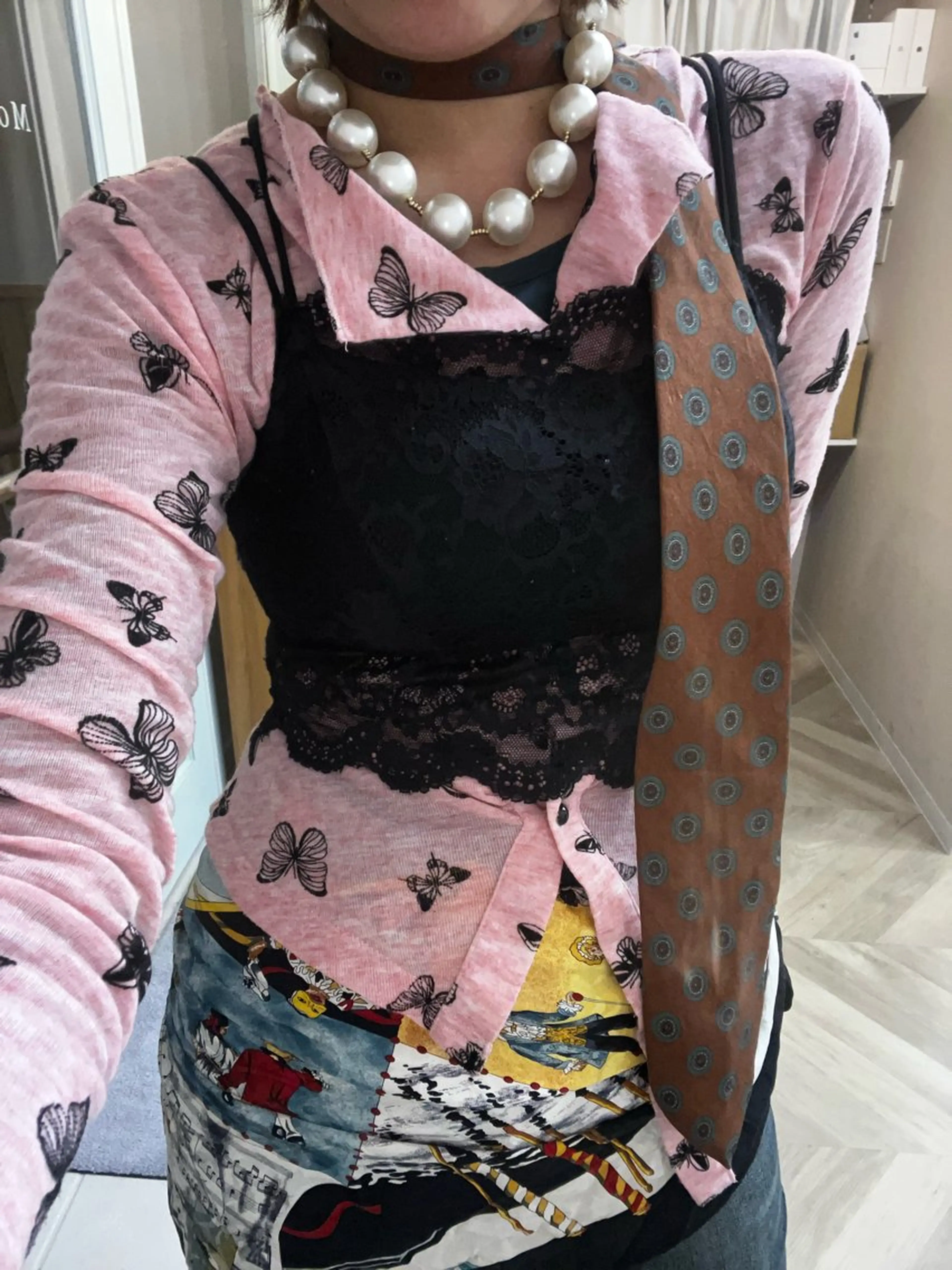 セミロング カラー カット ヘアカラー 岡山ハイトーン・ ルーツカラー/こもものヘアスタイル