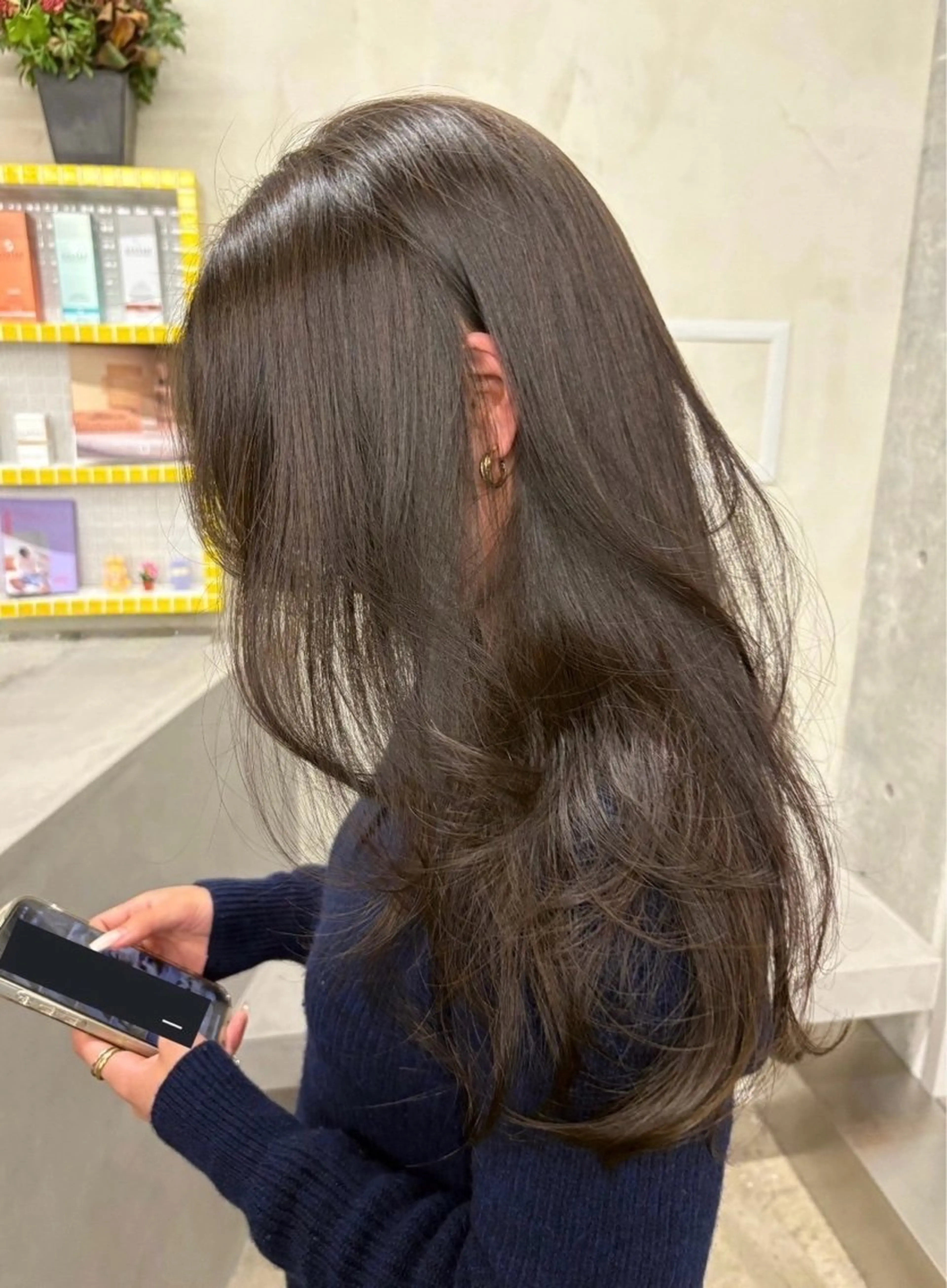 ロング カラー カット ヘアカラー トリートメント レイヤー/柔色 カラー/SAkiのヘアスタイル