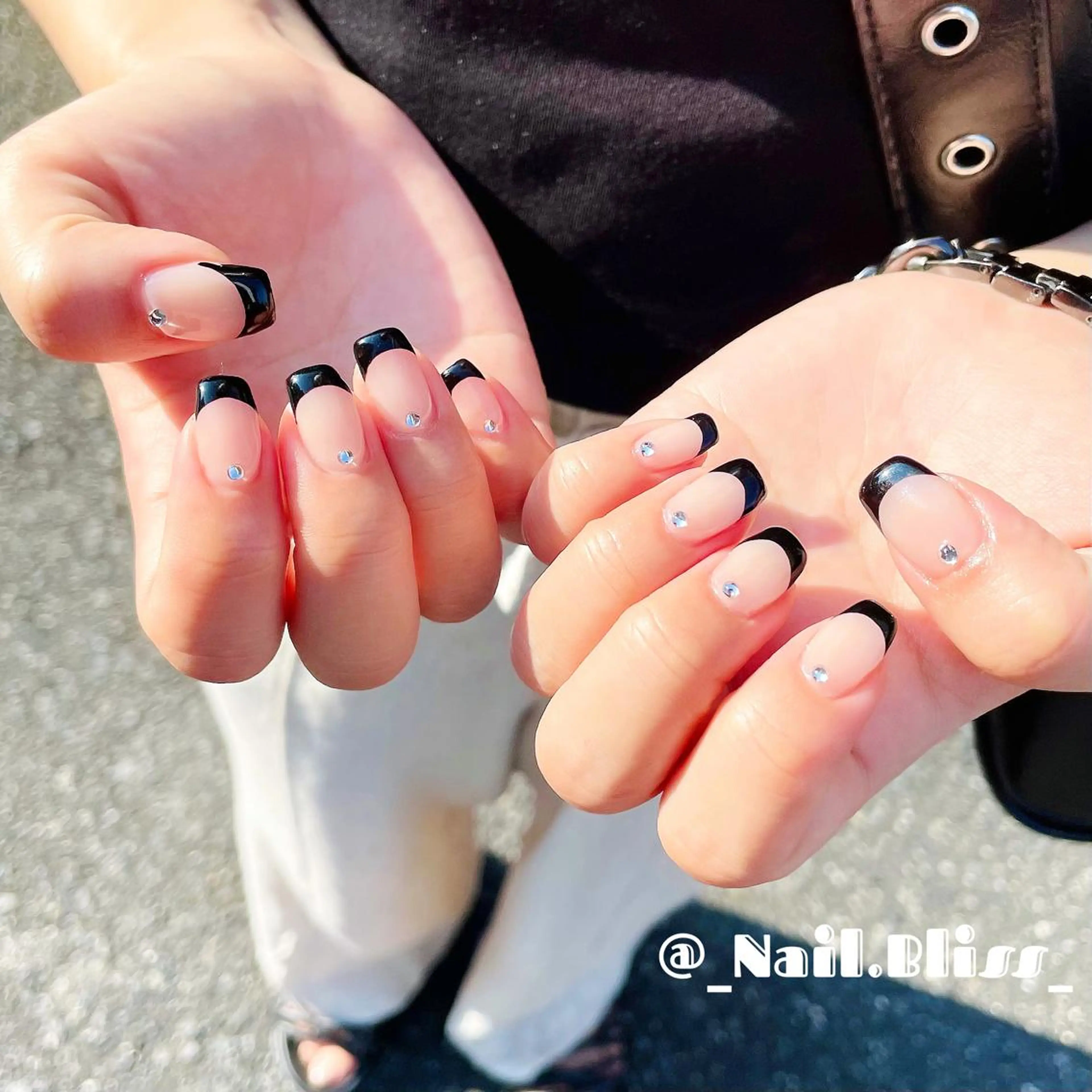 ネイル フレンチネイル シンプルネイル ハンドネイル NAIL BLISSのネイルデザイン