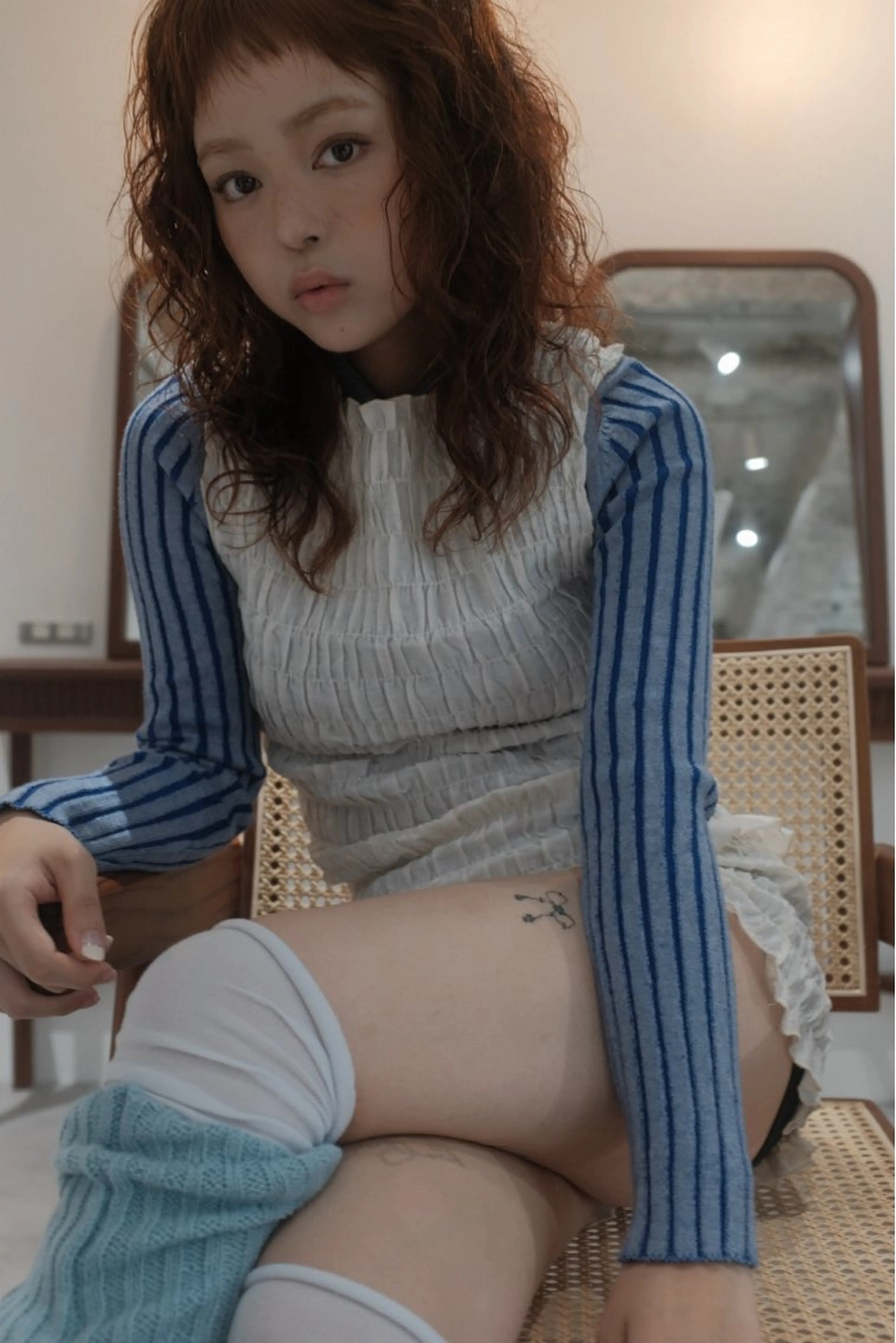 セミロング カラー ヘアアレンジ 👑公式👑 Opus hairのヘアスタイル