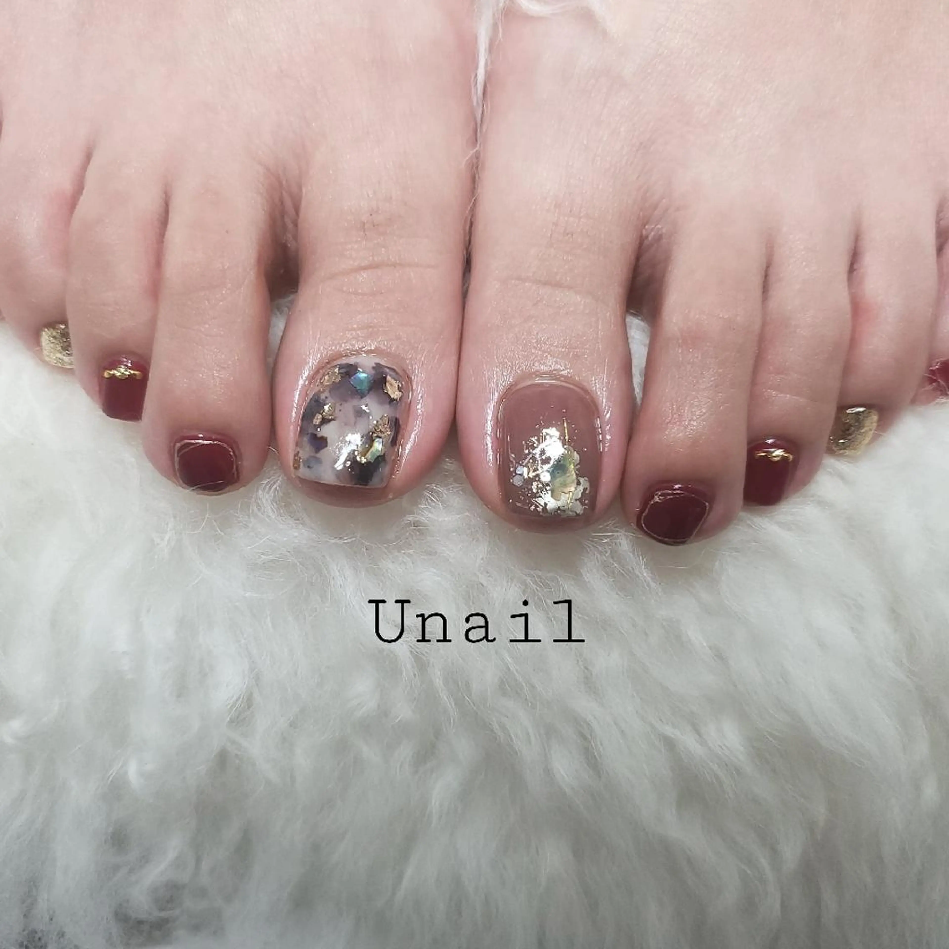 ネイル ニュアンスネイル U nail所属・高橋 千恵のネイルデザイン