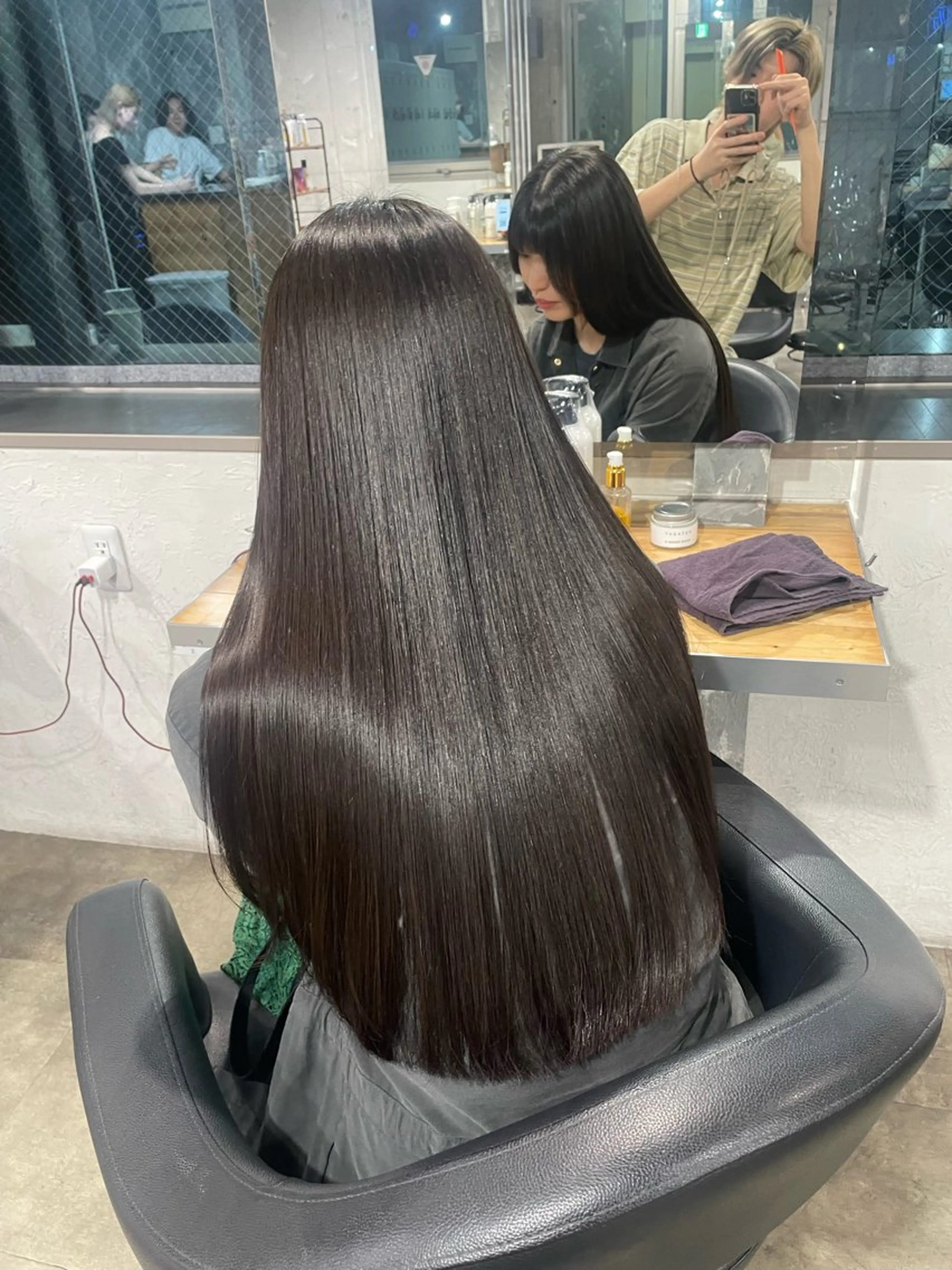 ロング カラー *モデル募集🤍横浜 透明感カラー🫧のヘアスタイル