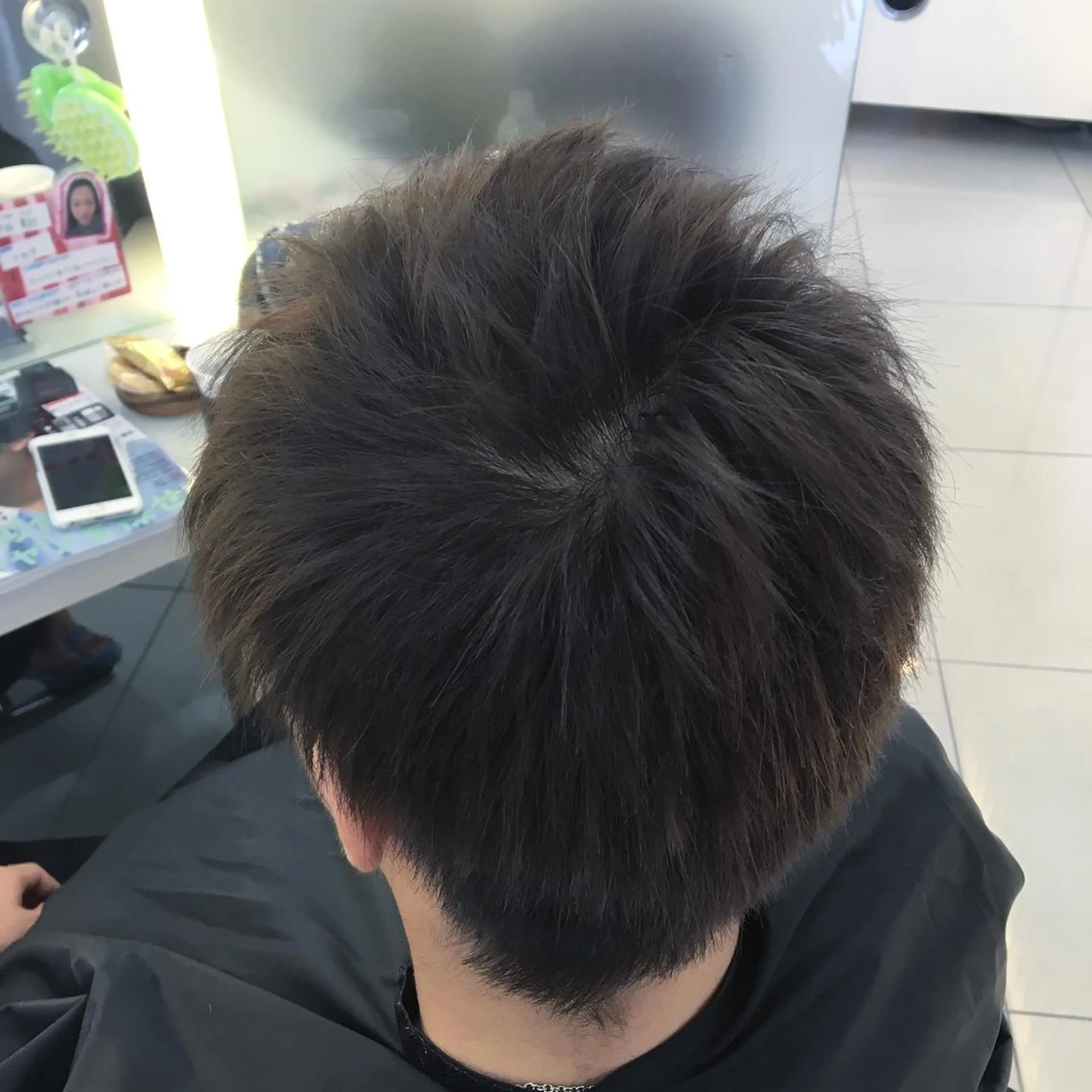 ショート アッシュ 髪質改善 頭身浴/ 中田のヘアスタイル