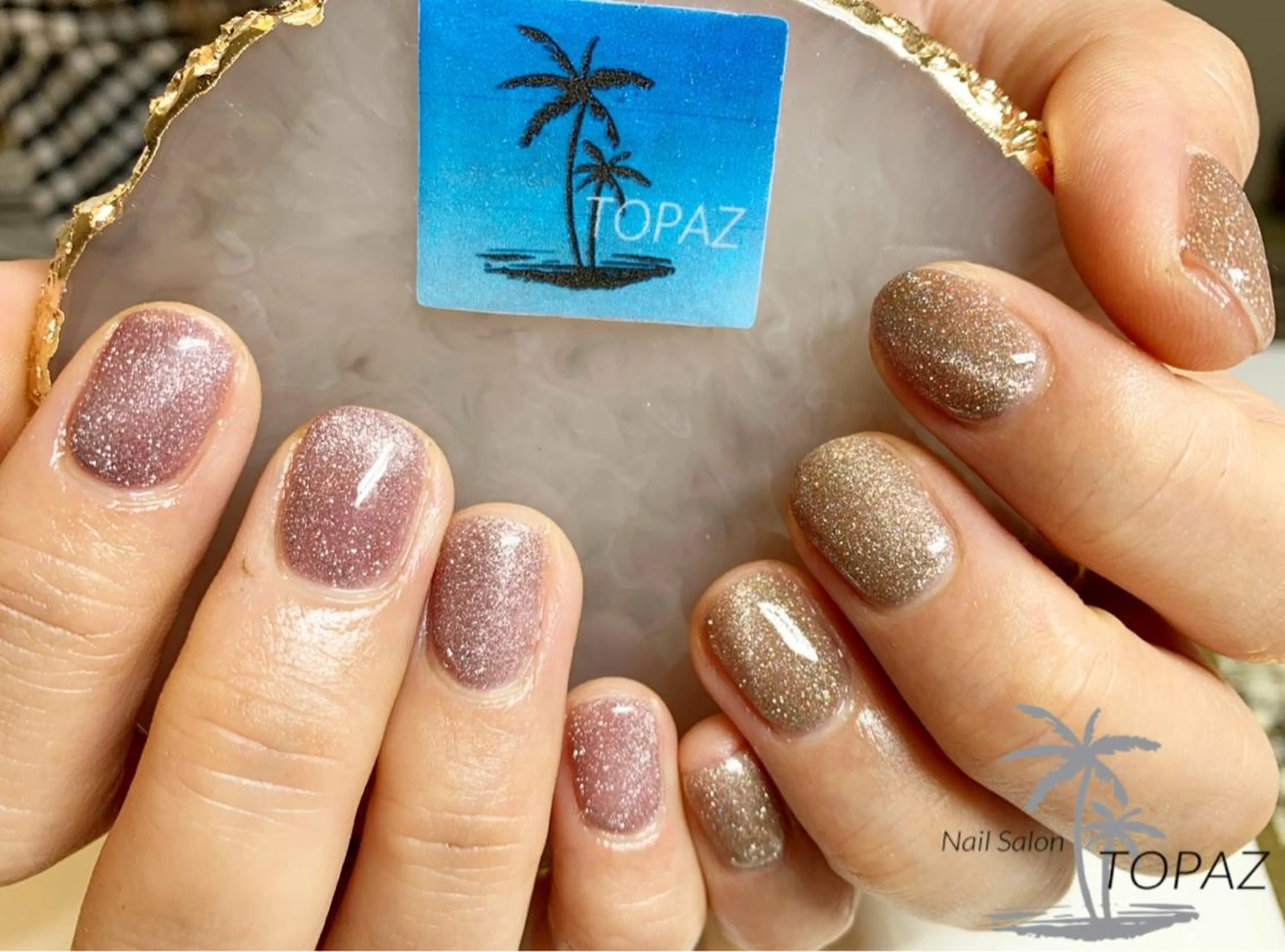 ショート ネイル Nail Salon   TOPAZ所属・TOPAZ Ayumiのネイルデザイン