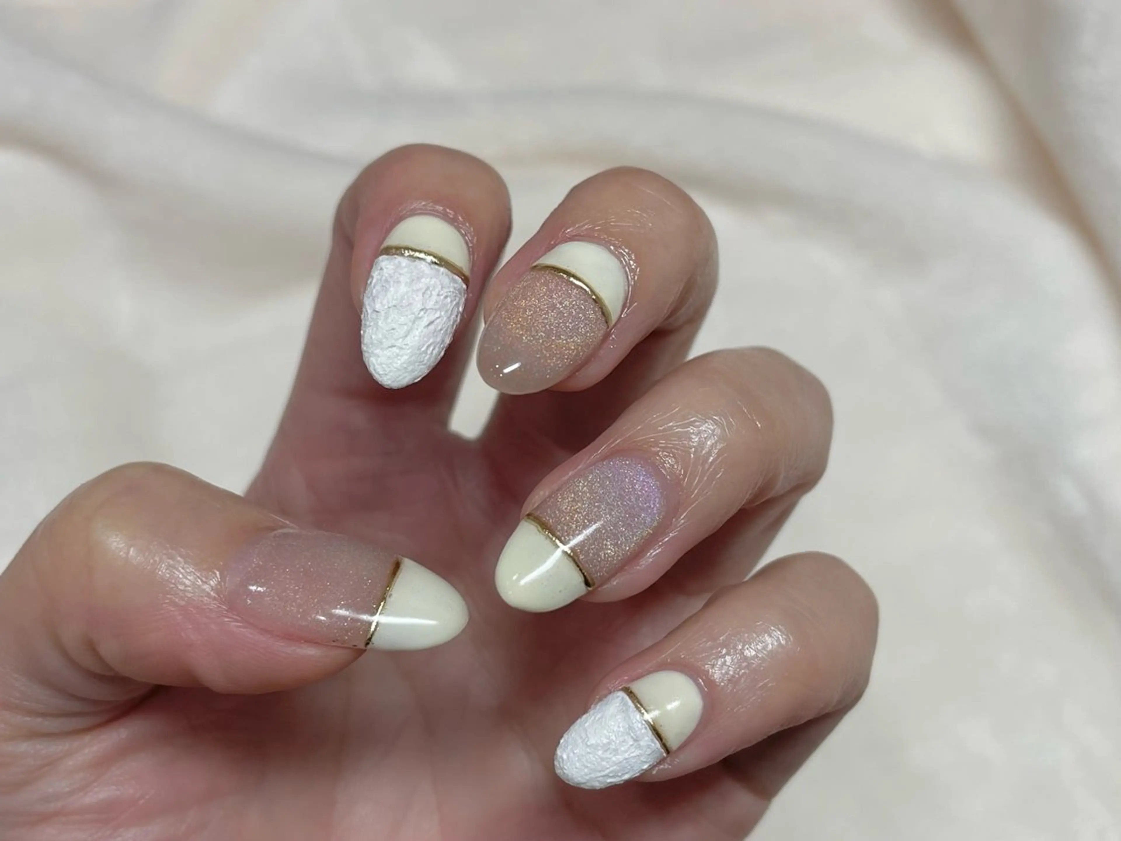 ネイル オーロラネイル マグネットネイル riri nail所属・riri-nail Rie Endoのネイルデザイン