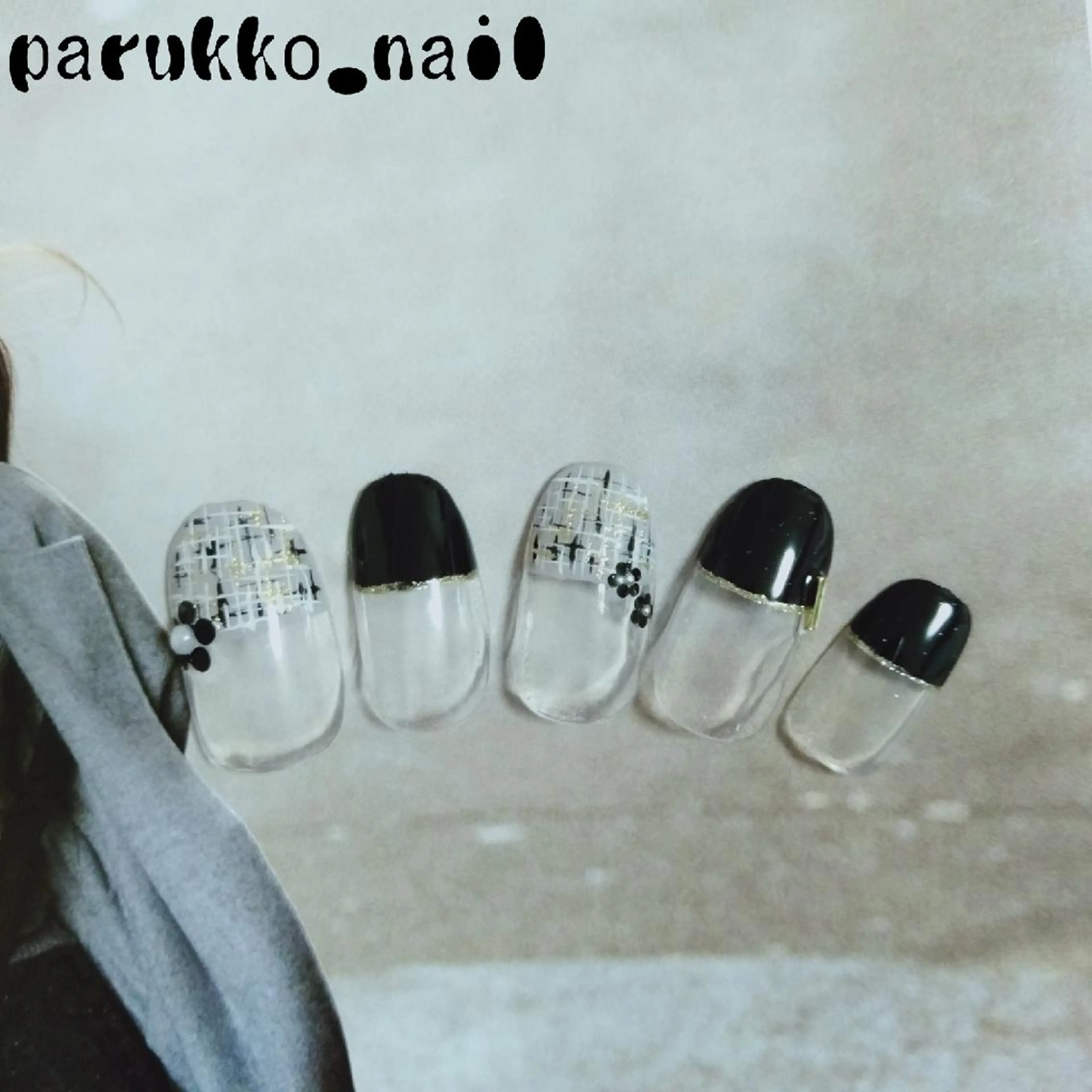 ネイル 爪工房ぱるっこ所属・川岡 香を里のネイルデザイン