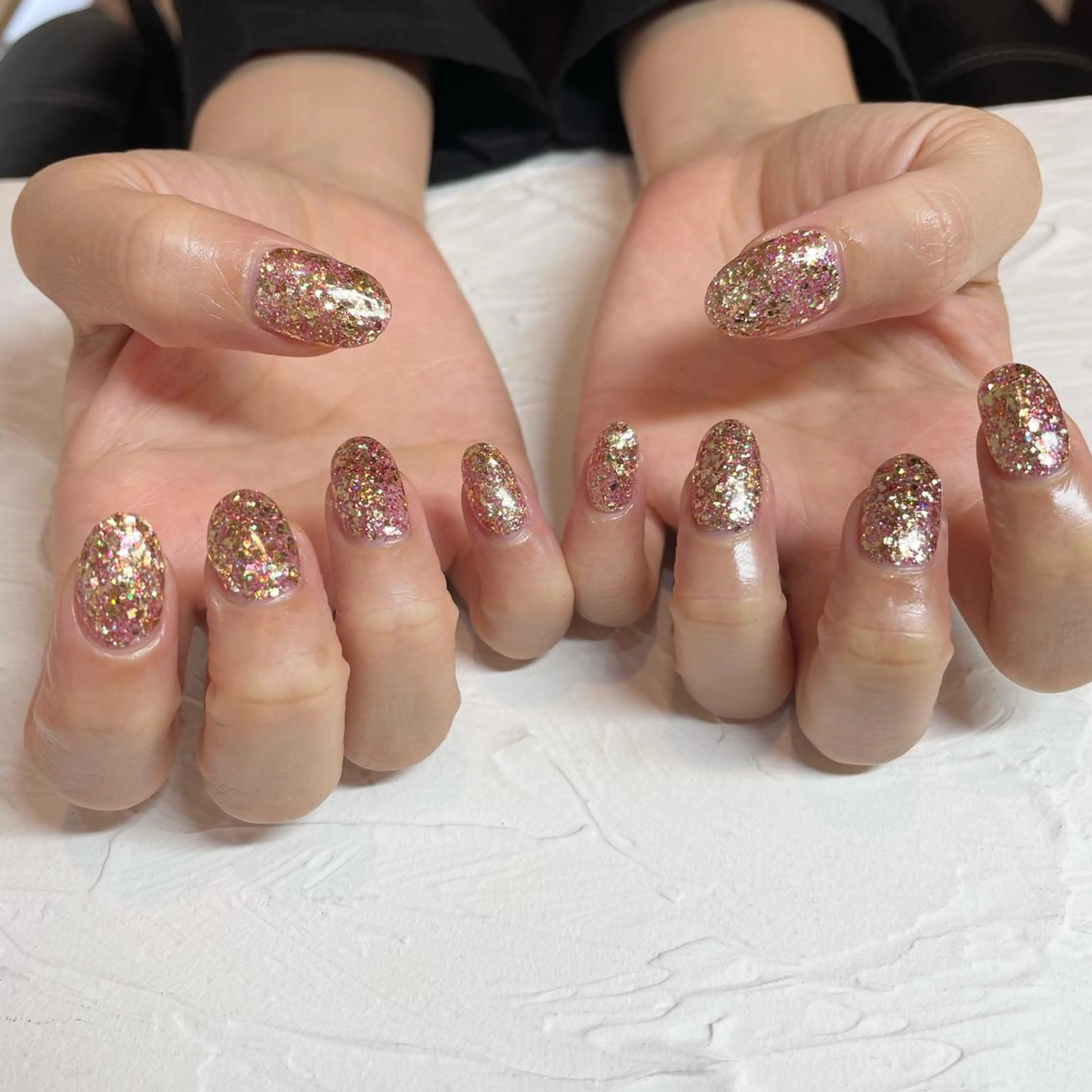 ネイル ラメ(グリッター) ワンカラーネイル 🔷ﾐﾅﾐﾈｲﾙ🔷 やり放題ネイル渋谷2のネイルデザイン