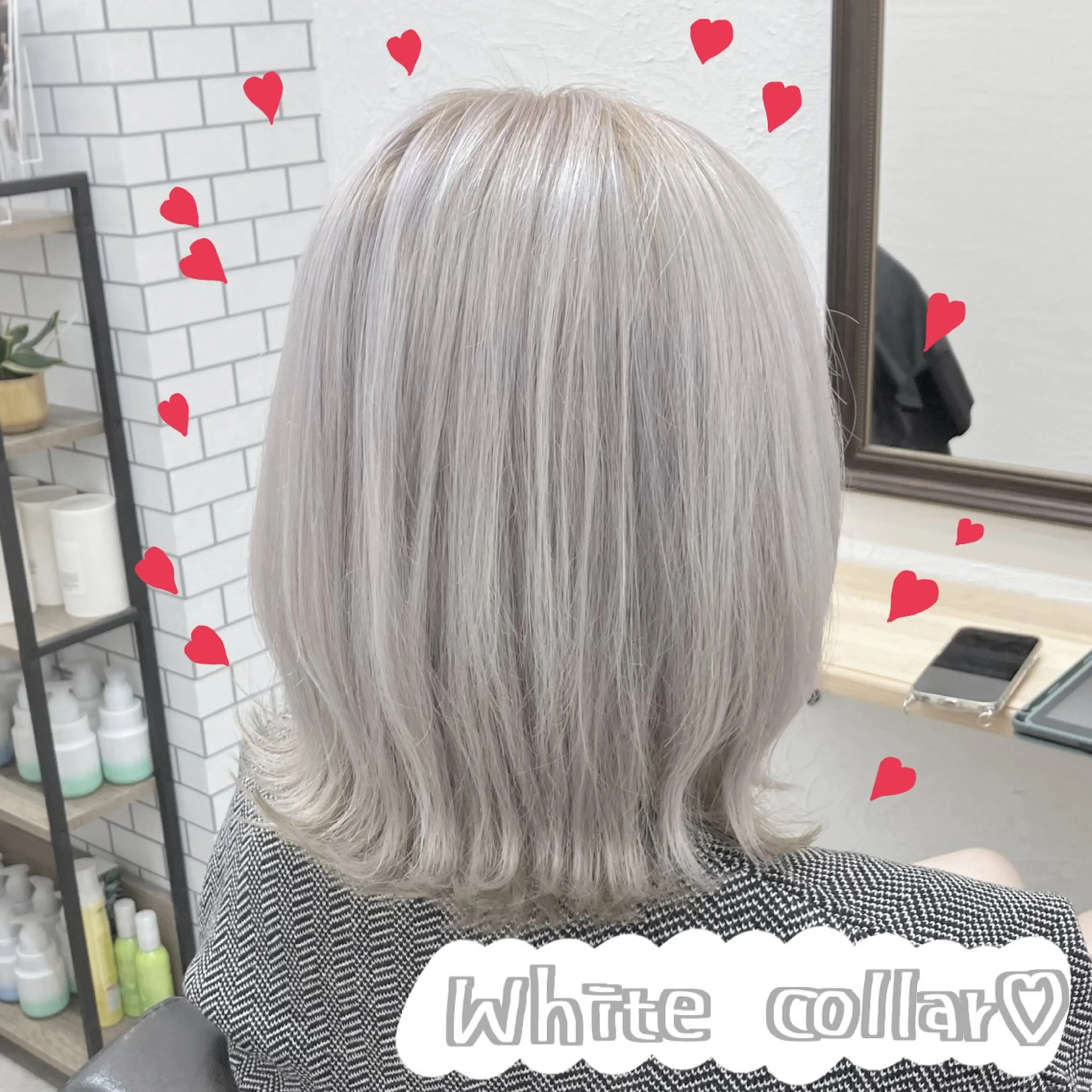 ブリーチ１回＋オンカラー＋2stepトリートメントの写真