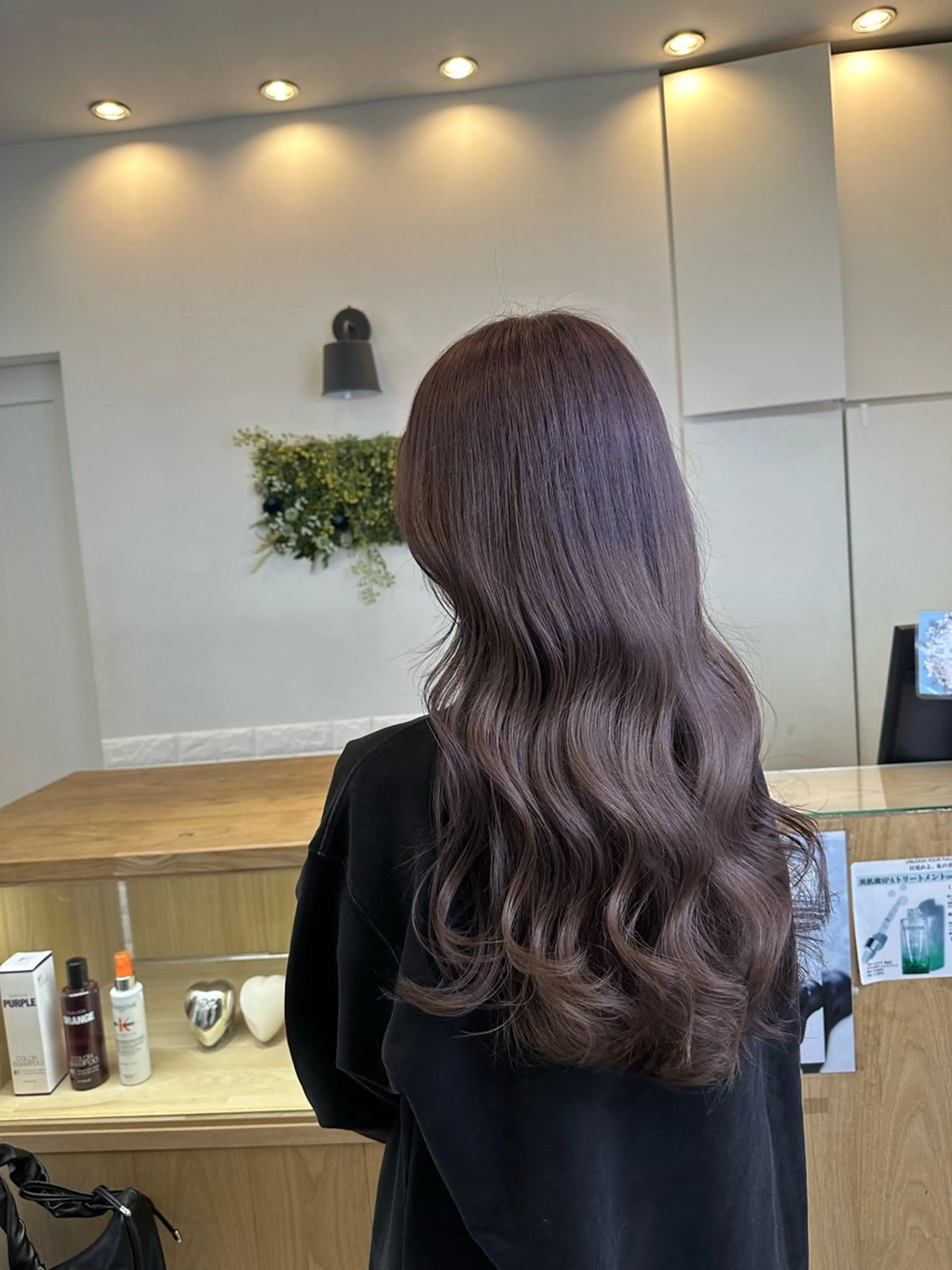 セミロング チョコレートブラウン カット ヘアカラー トリートメント ヘッドスパ 栄/久屋大通り/韓国 /透明感/横山🩵のヘアスタイル