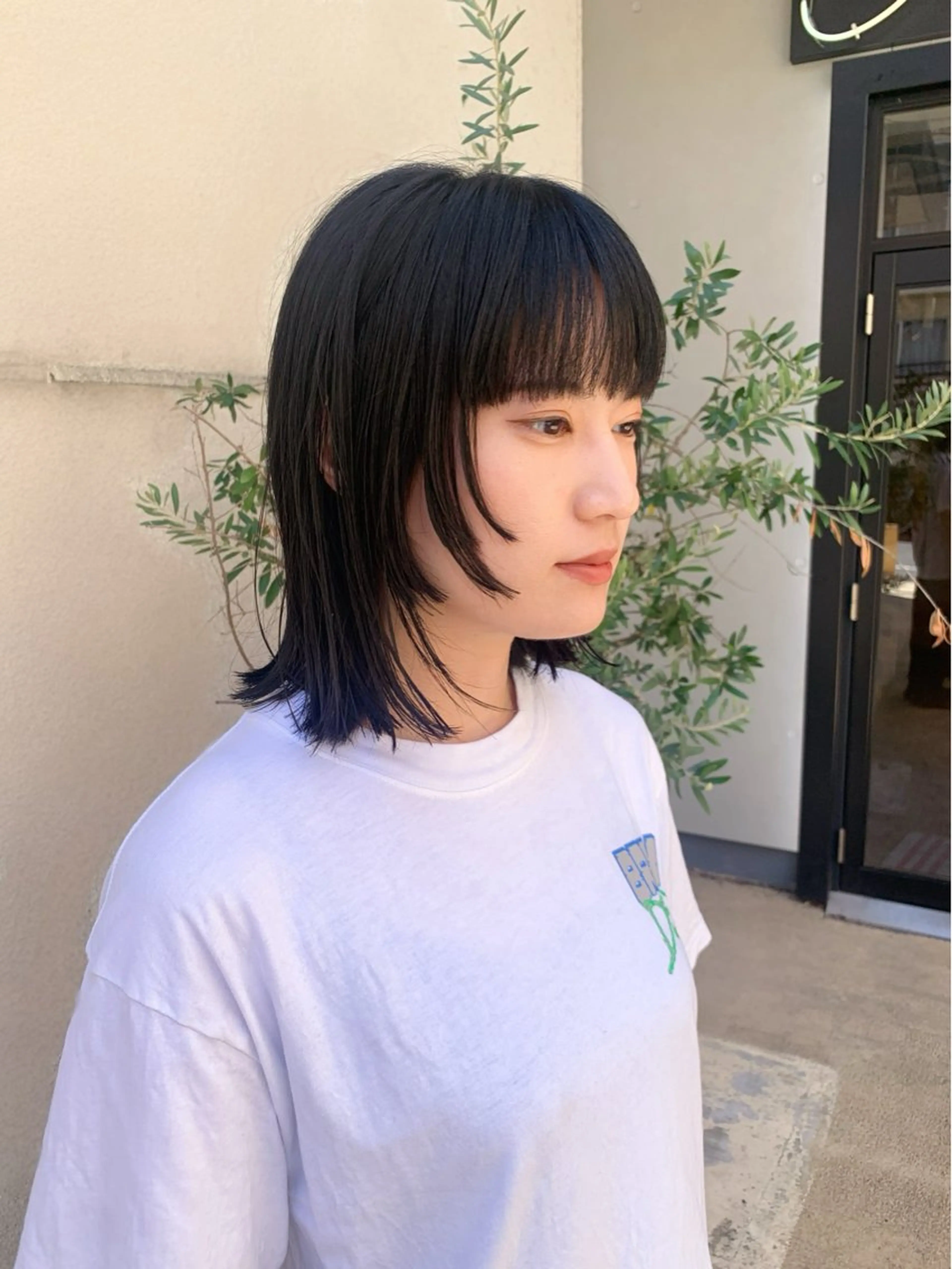 ミディアム ボブ 細川 めぐみのヘアスタイル