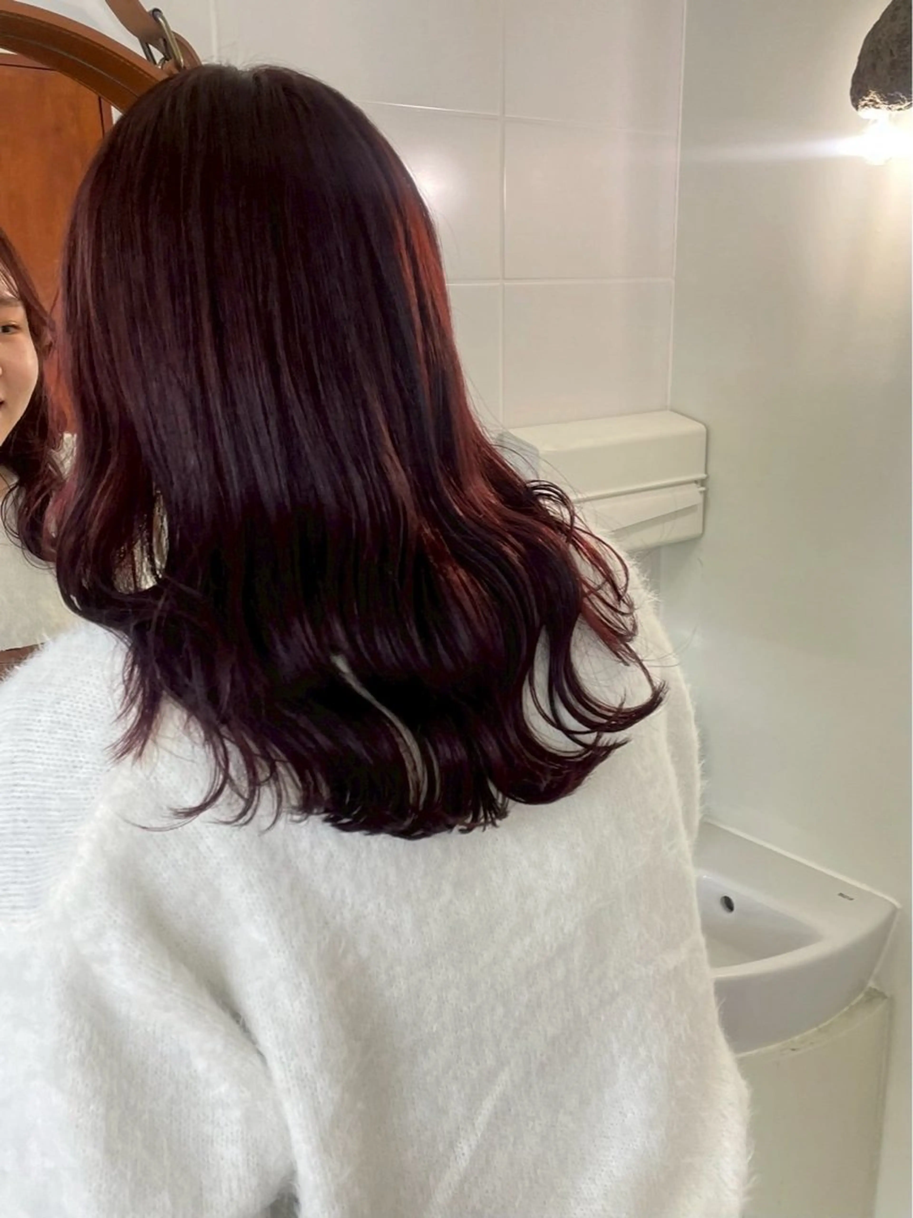 セミロング momoa/名古屋 /透明感カラーのヘアスタイル