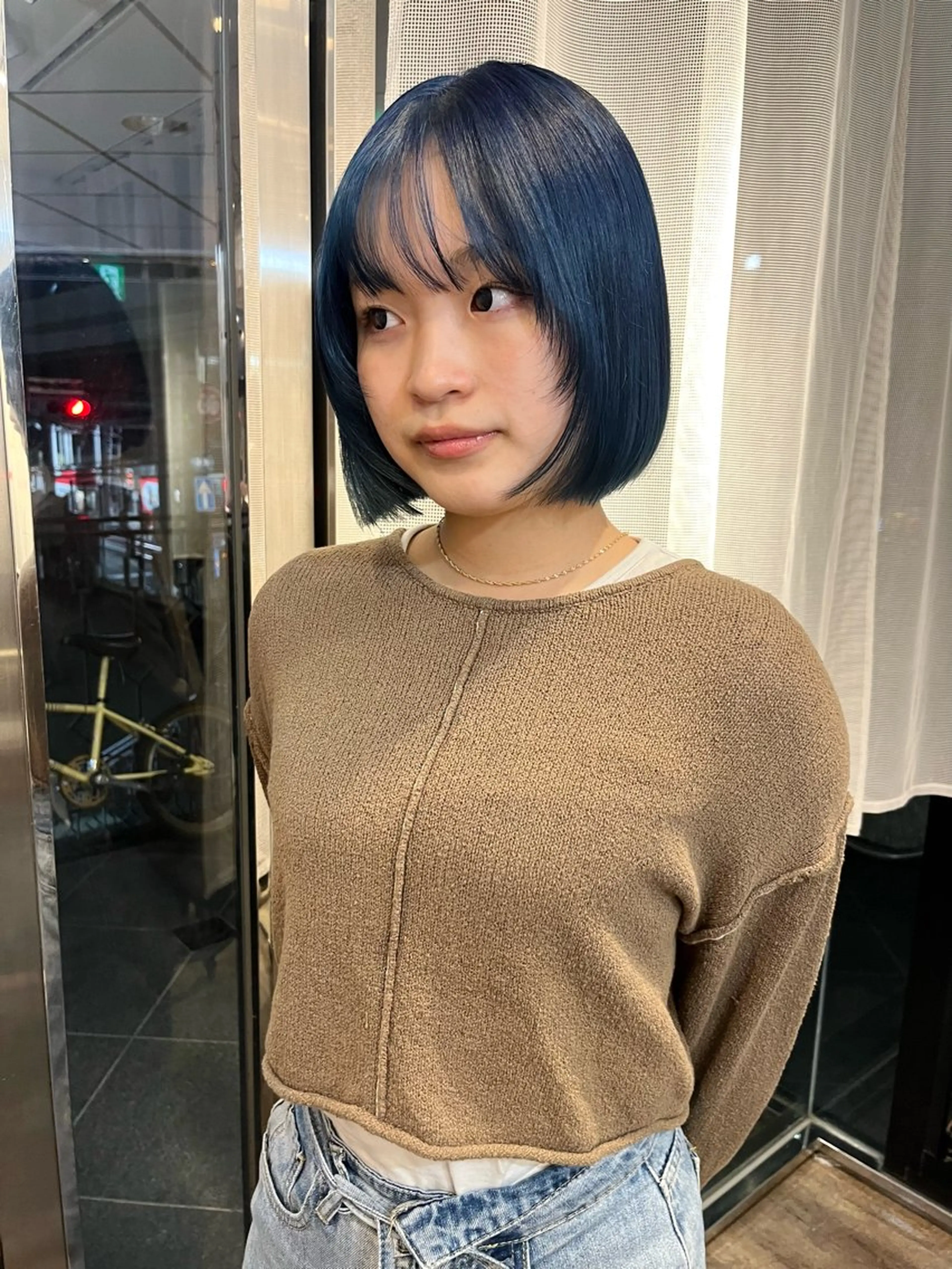 ミディアム lot Kanau ハイトーン／デザインのヘアスタイル