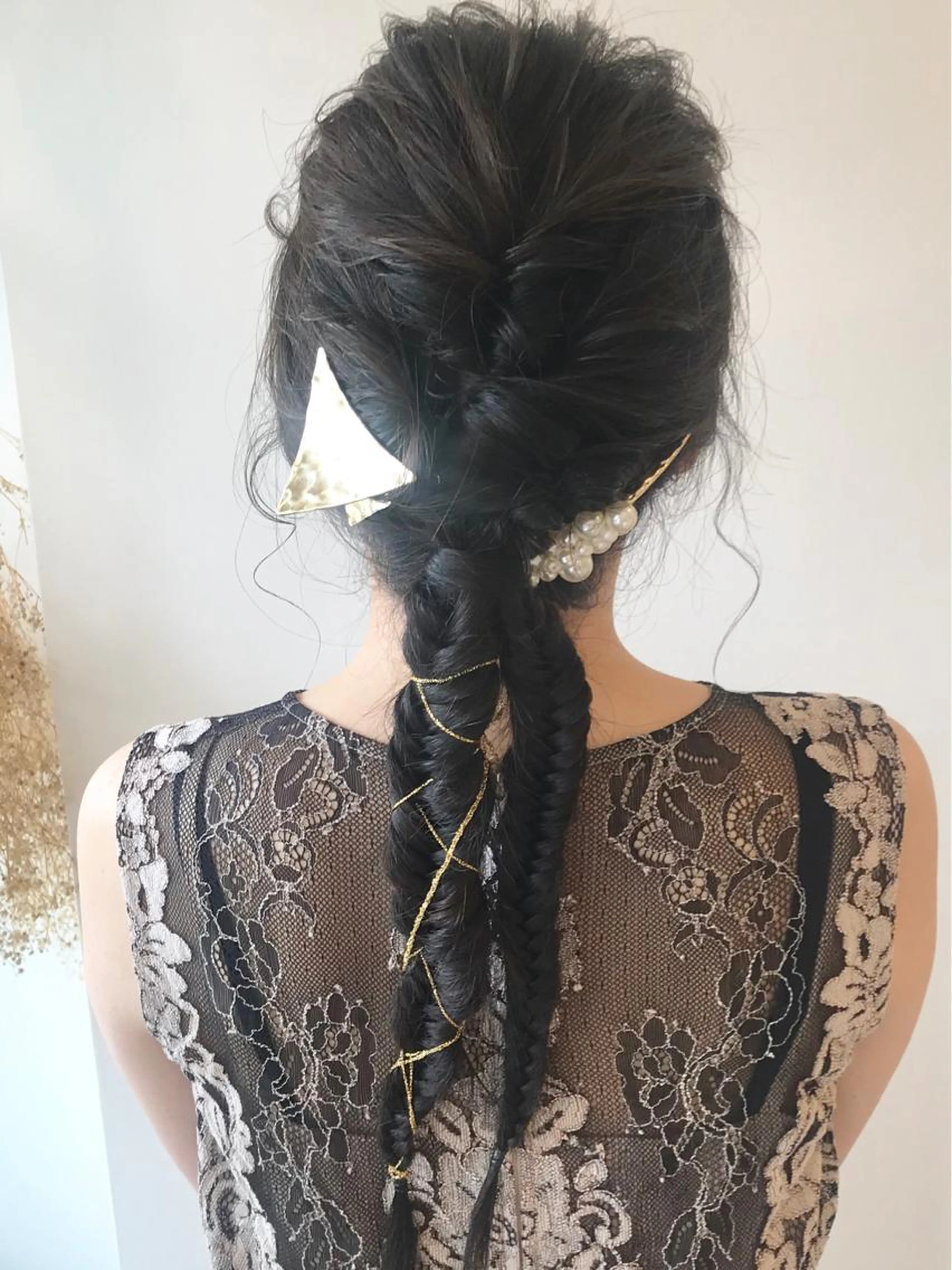 お呼ばれヘアの写真